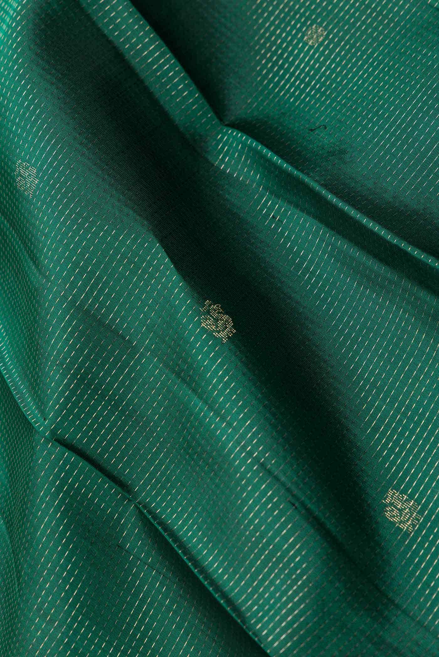 Green Dual Tone Soft Silk Saree