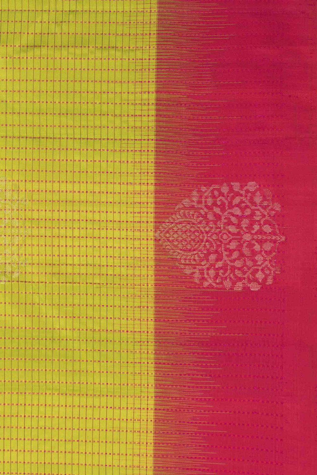 Mehandi Green Dual Tone Soft Silk Saree