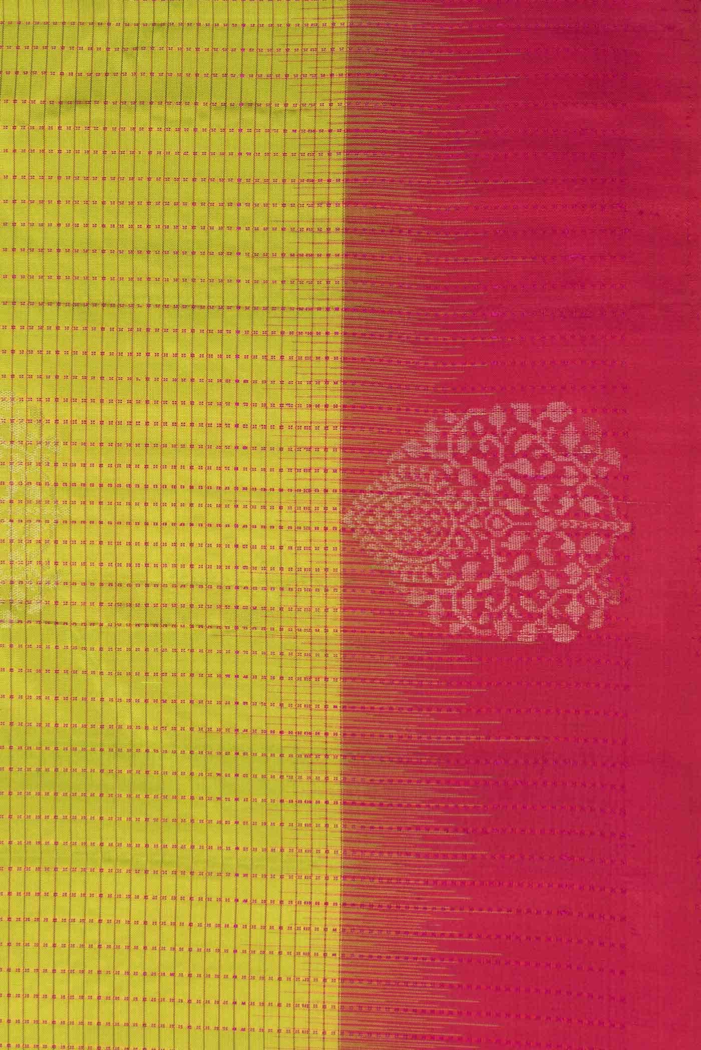 Mehandi Green Dual Tone Soft Silk Saree