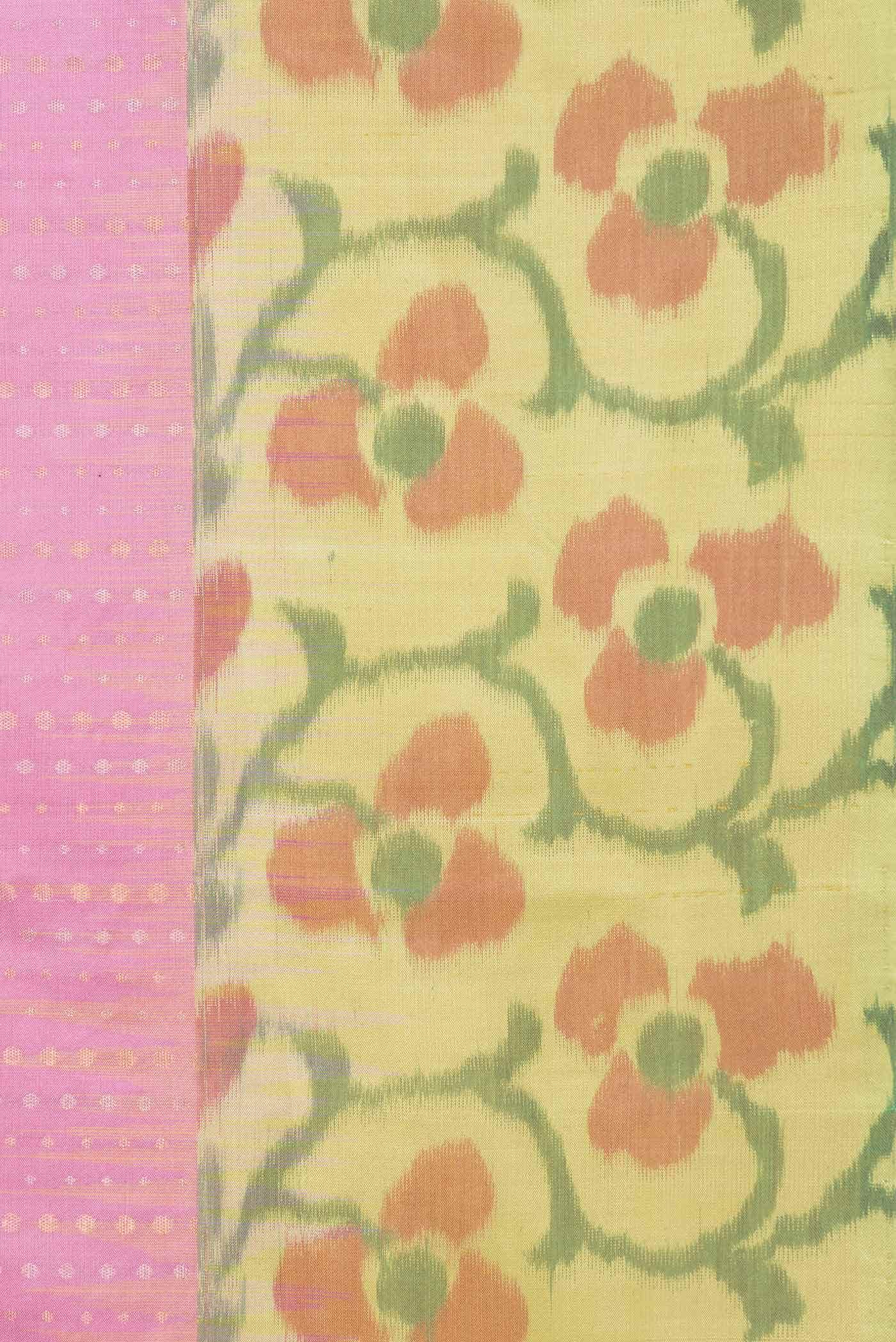 Dark Pink Dual Tone Soft Silk Saree