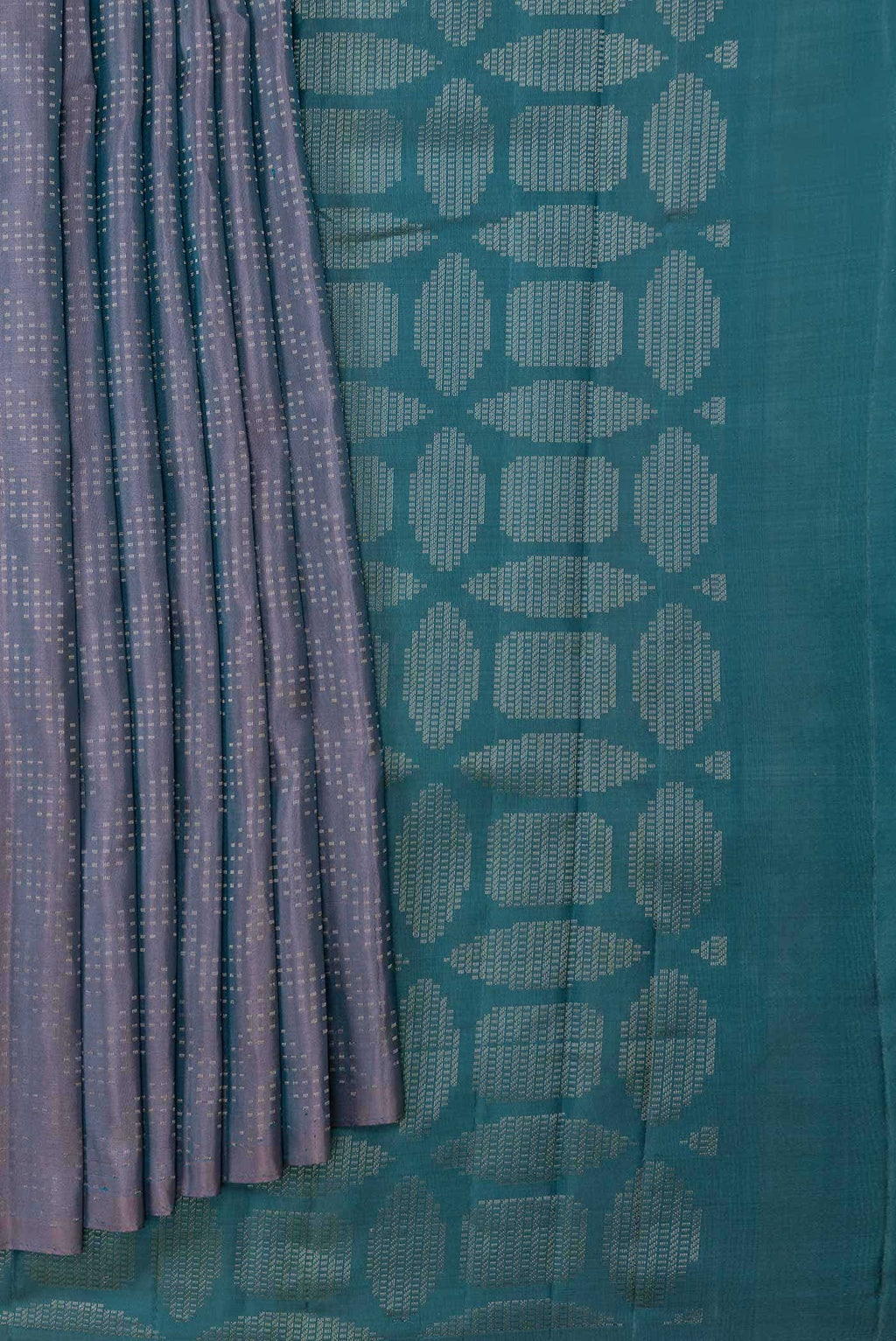 Maya Blue Dual Tone Soft Silk Saree