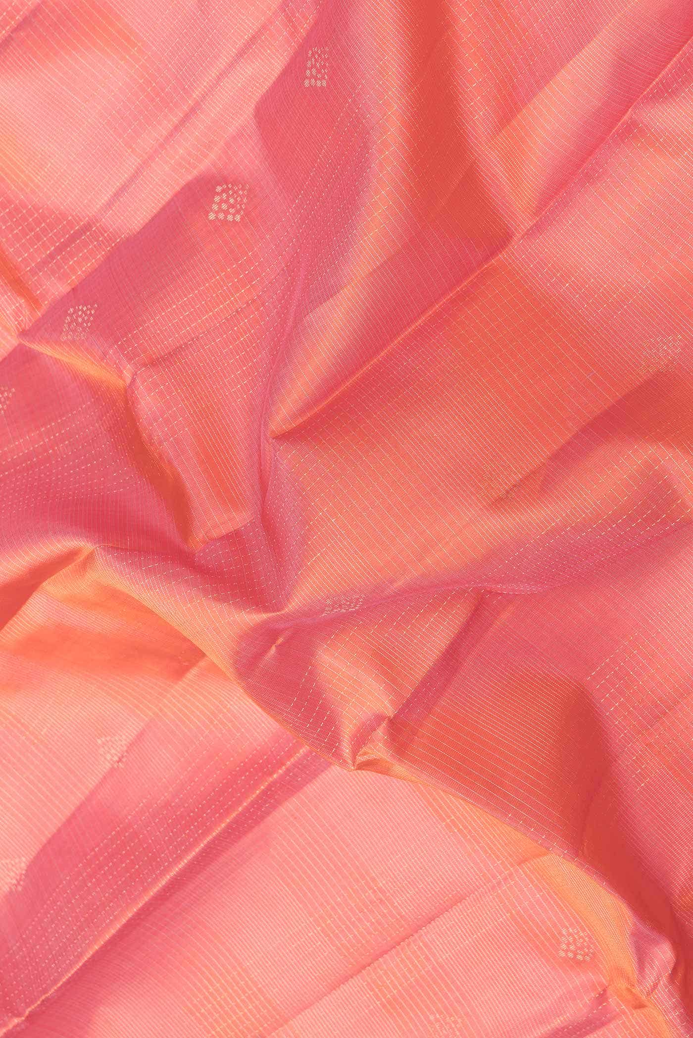 Coral Dual Tone Soft Silk Saree
