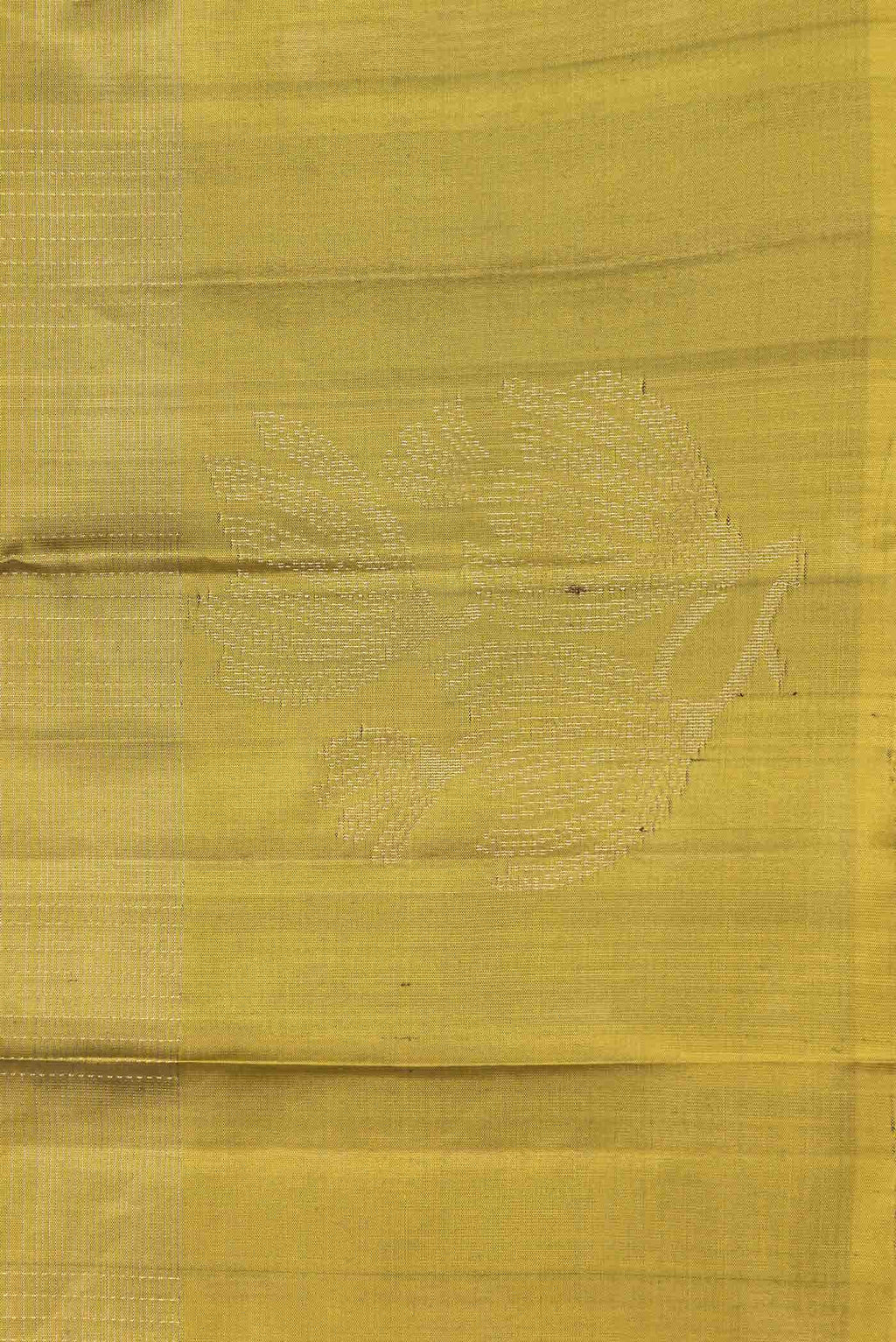 Green Dual Tone Soft Silk Saree