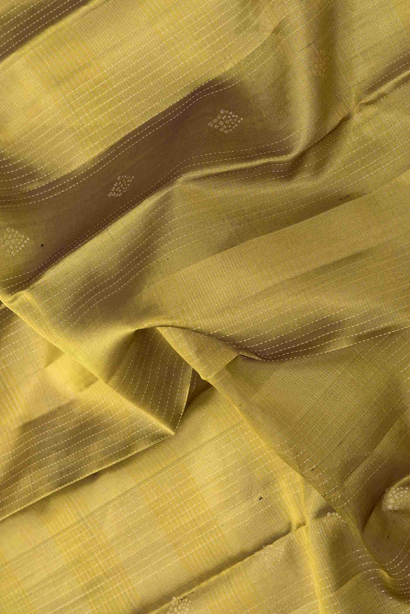 Green Dual Tone Soft Silk Saree