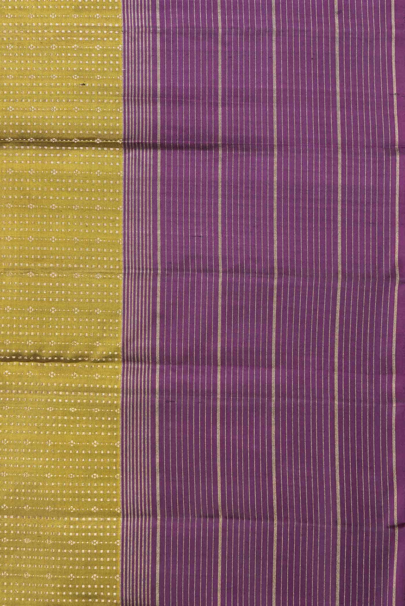 Mehandi Green Dual Tone Soft Silk Saree