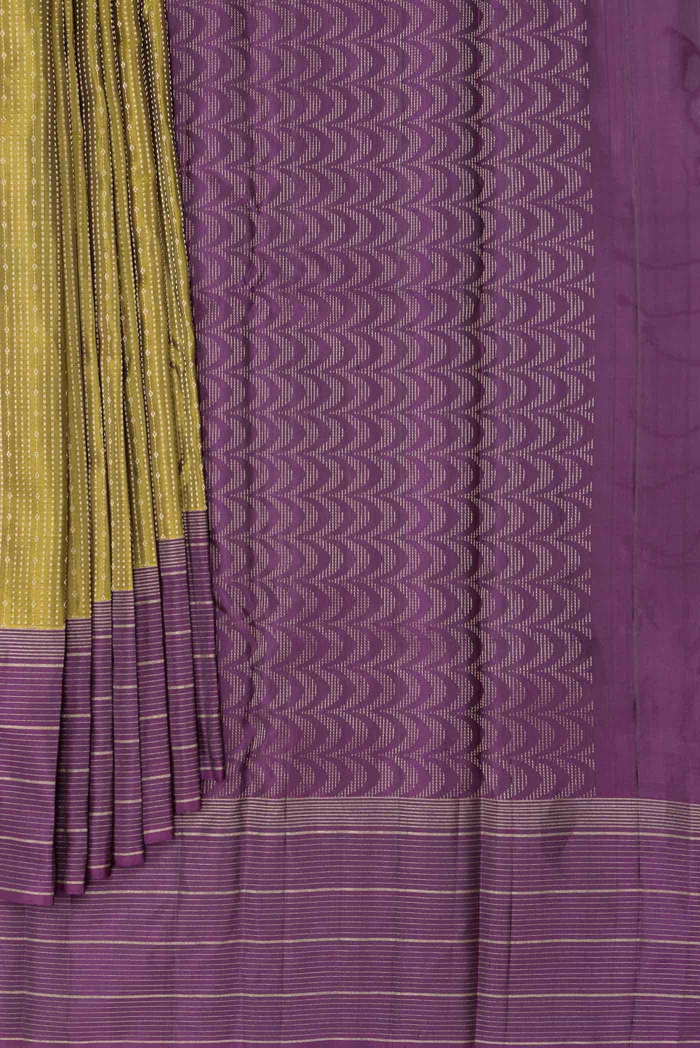 Mehandi Green Dual Tone Soft Silk Saree