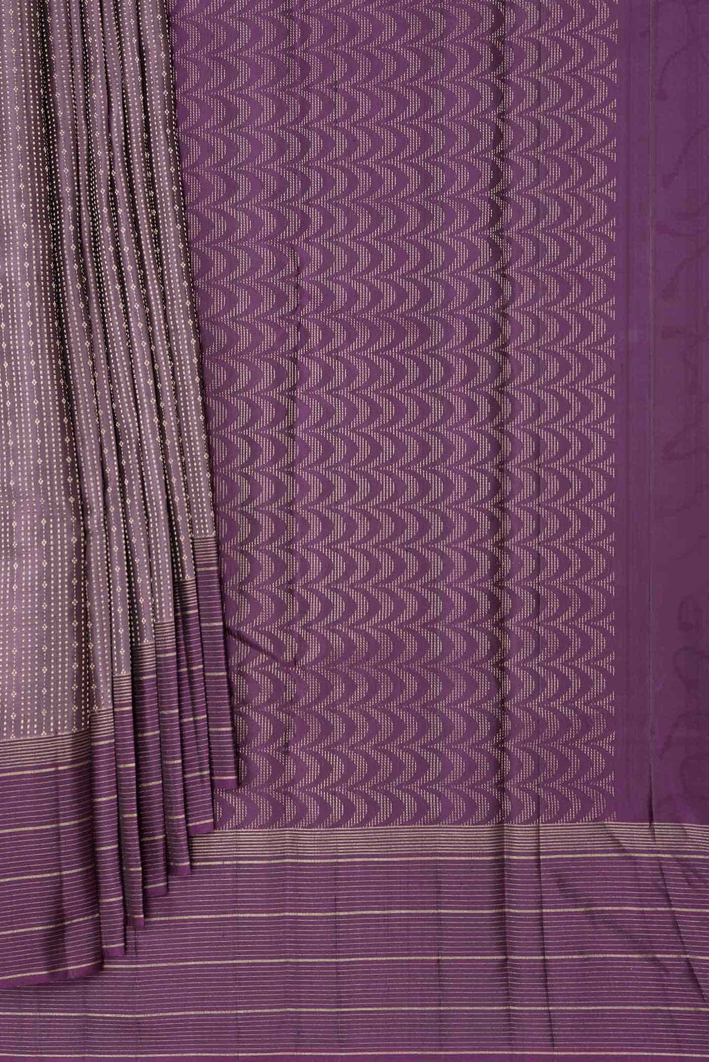 Burgundy Dual Tone Soft Silk Saree