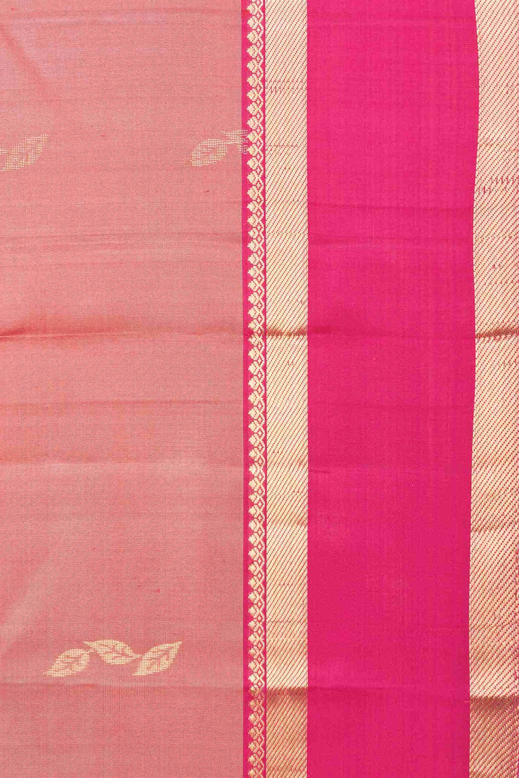 Dark Mauve Dual Tone Kanchipuram Silk Saree