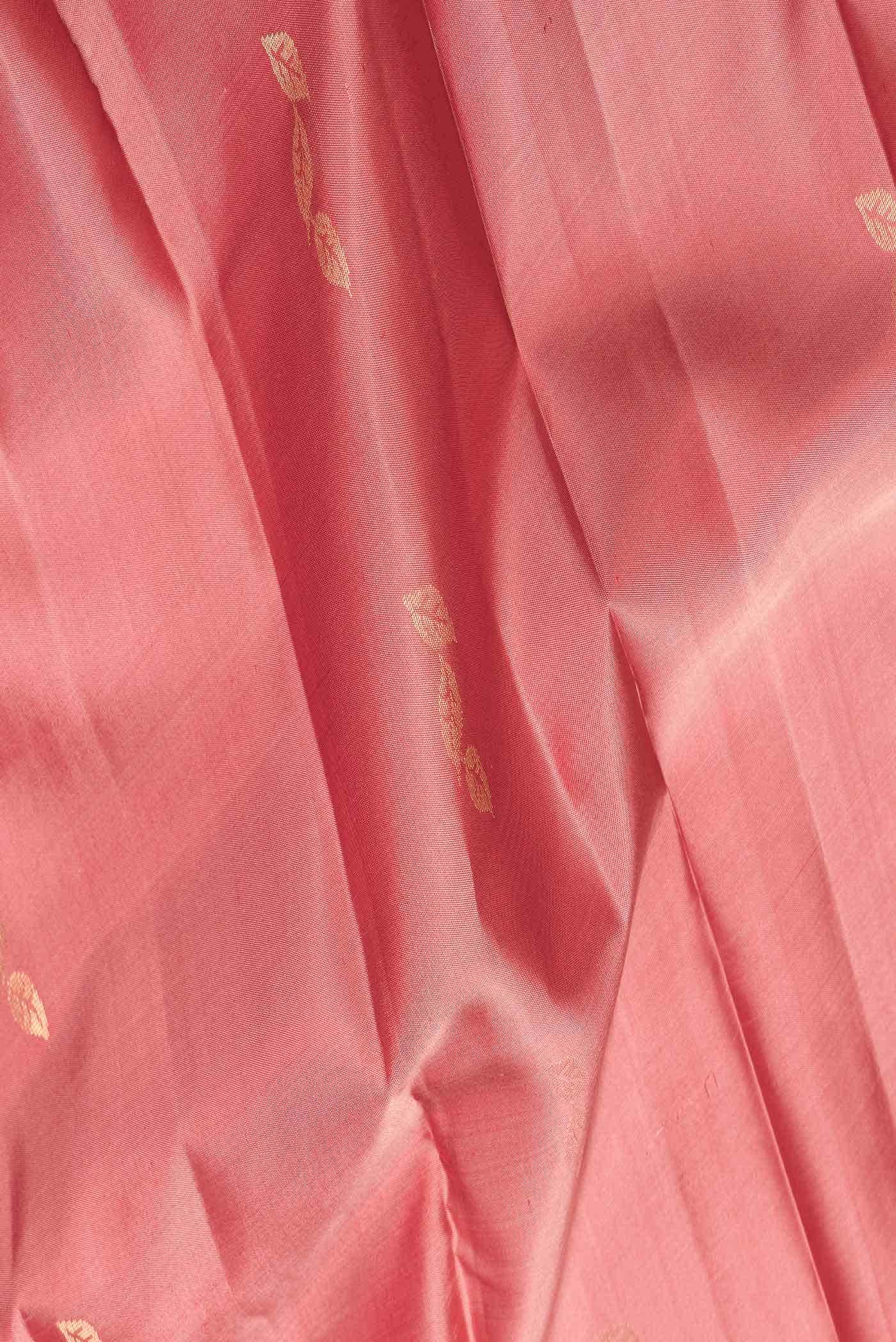Dark Mauve Dual Tone Kanchipuram Silk Saree