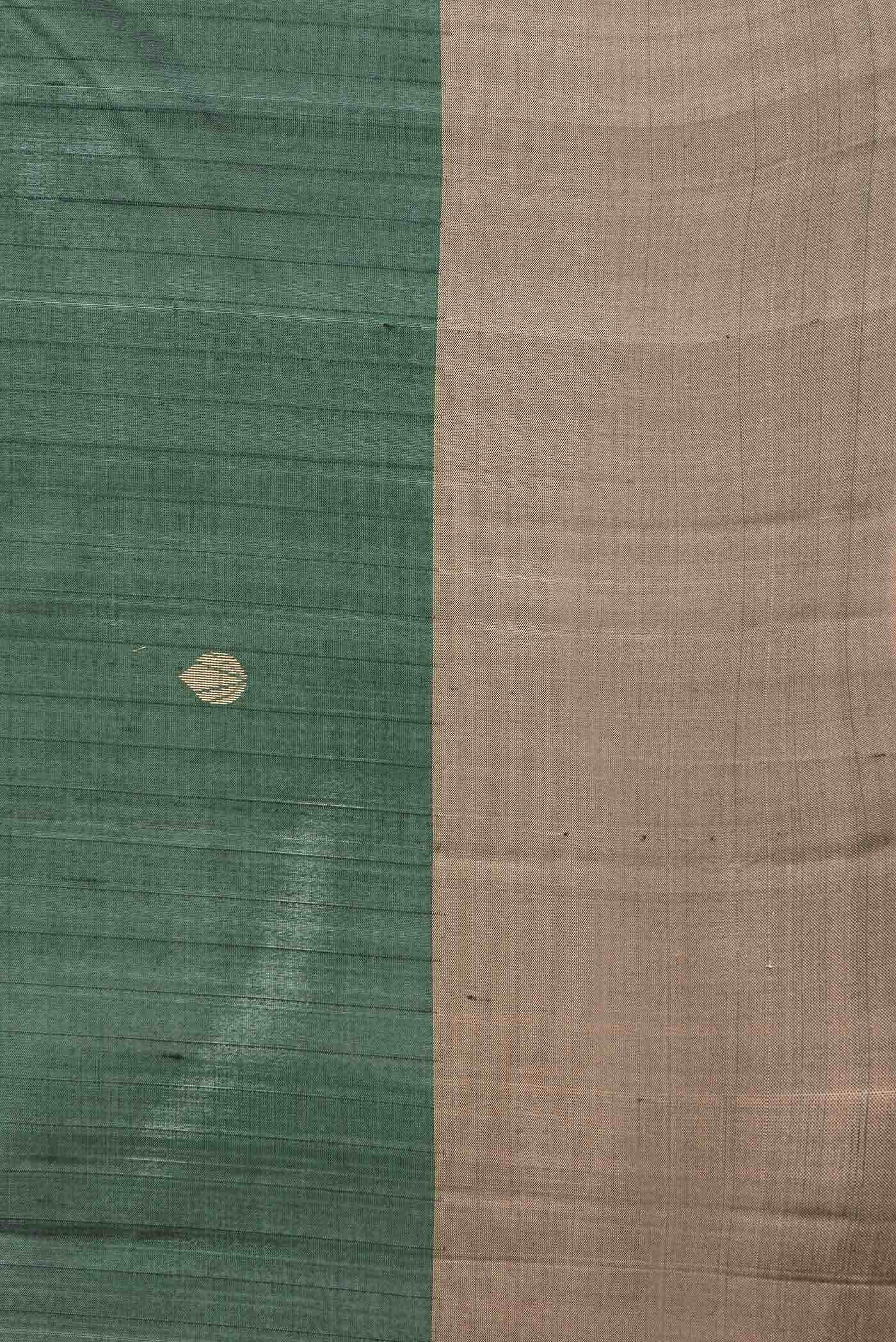 Green Dual Tone Kanchipuram Silk Saree