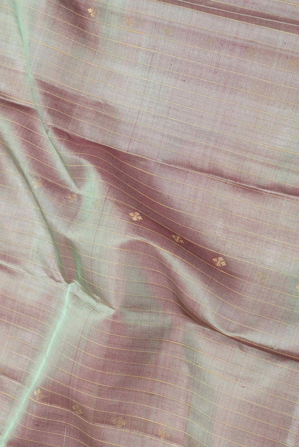 Green Dual Tone Kanchipuram Silk Saree