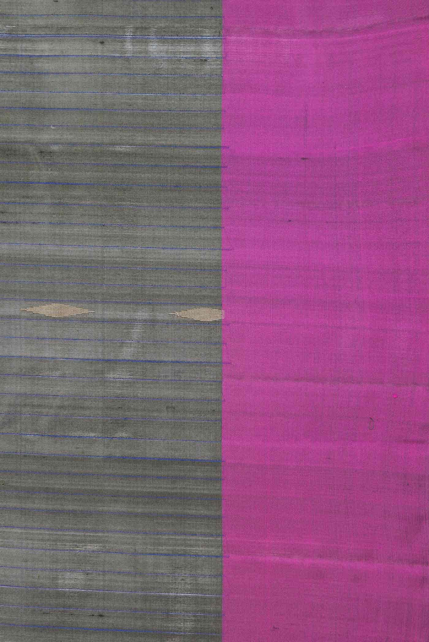 Bottle Green Dual Tone Kanchipuram Silk Saree