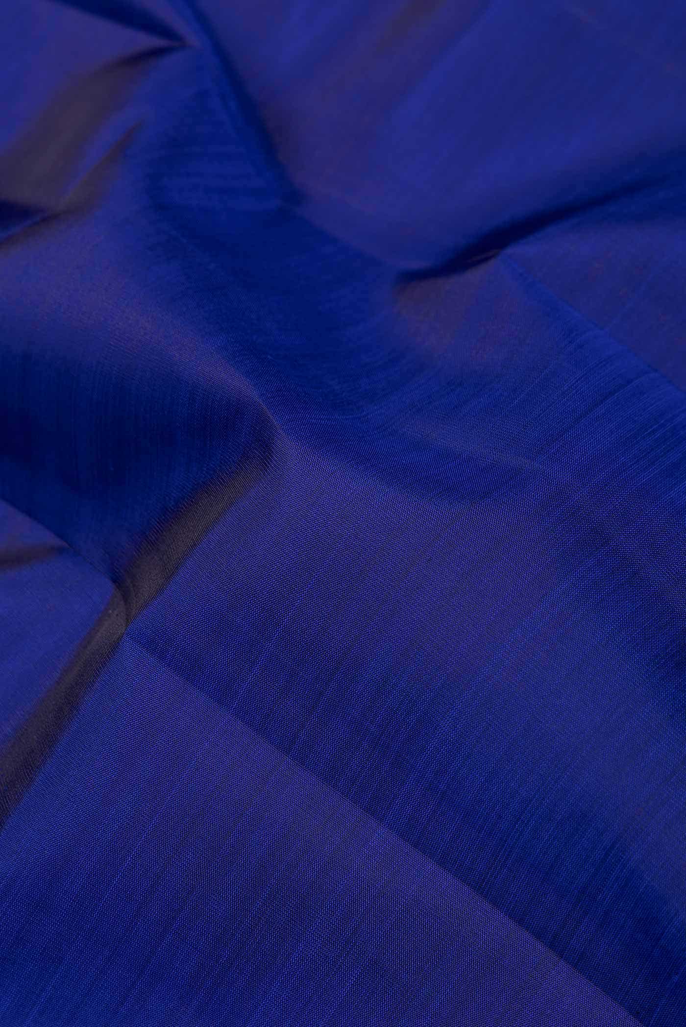 Royal Blue Dual Tone Kanchipuram Silk Saree