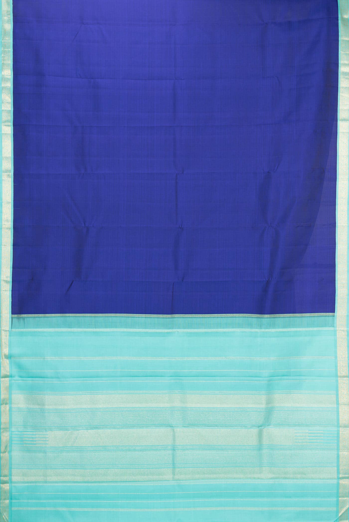 Royal Blue Dual Tone Kanchipuram Silk Saree