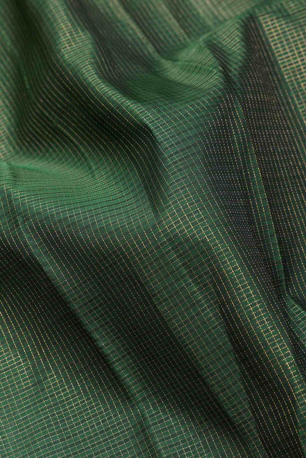 Green Dual Tone Kanchipuram Silk Saree