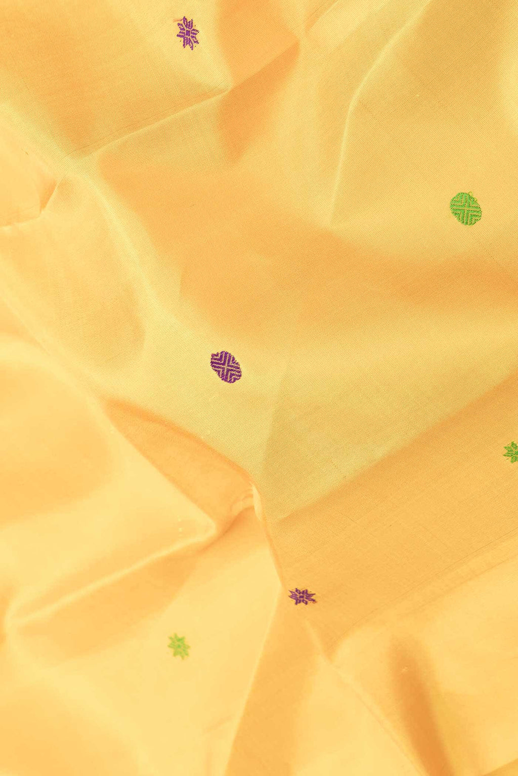 Mustard Dual Tone Kanchipuram Silk Saree