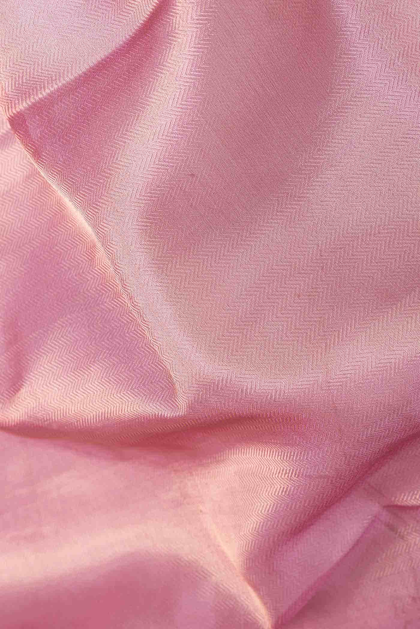 Pink Dual Tone Banarasi Silk Saree