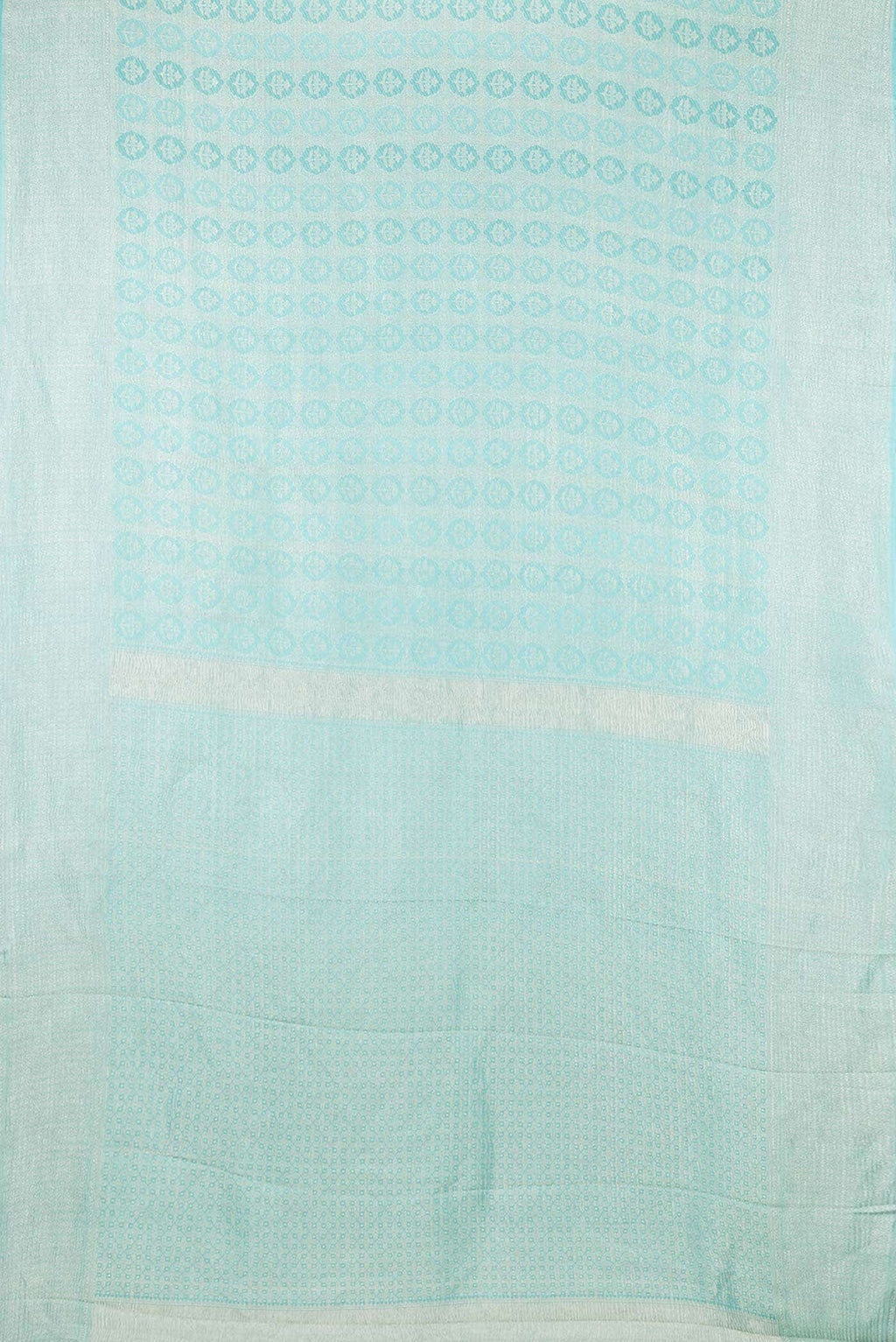 Light Blue Dual Tone Mysore Georgette Saree