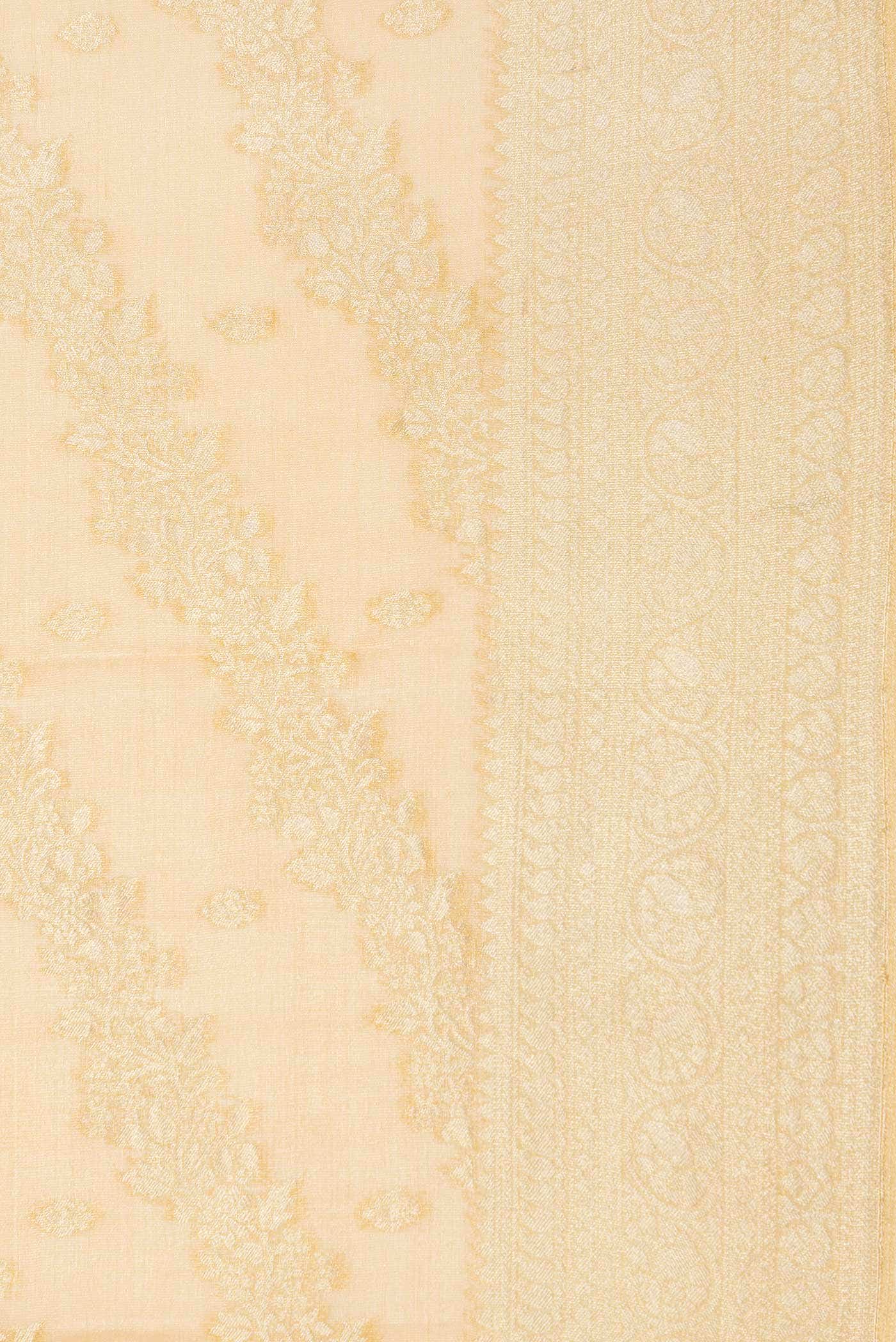 Gold Dual Tone Mysore Georgette Saree