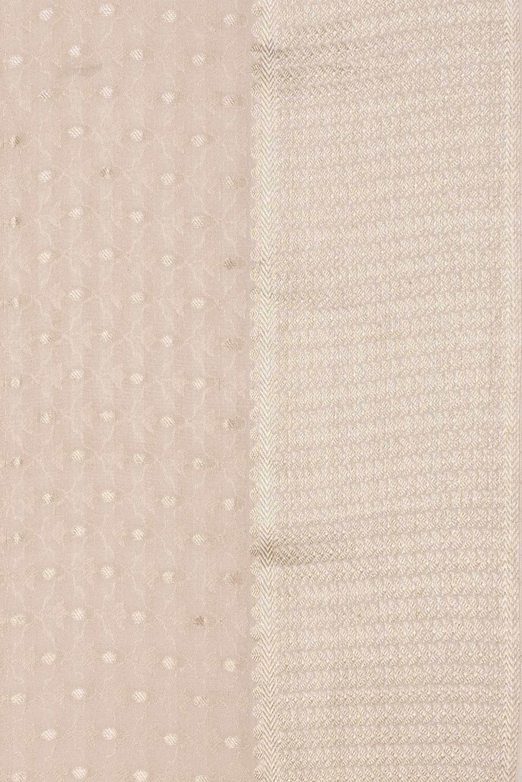 Beige Dual Tone Mysore Georgette Saree