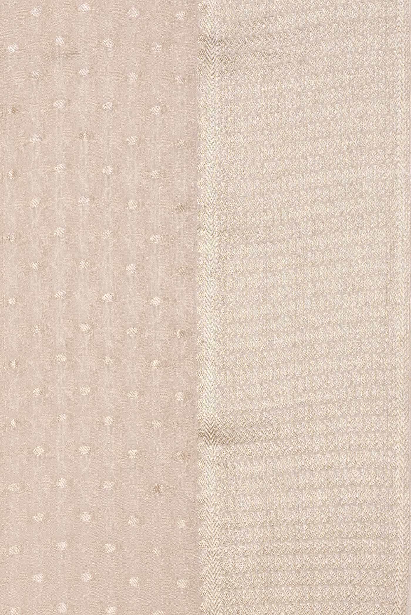 Beige Dual Tone Mysore Georgette Saree