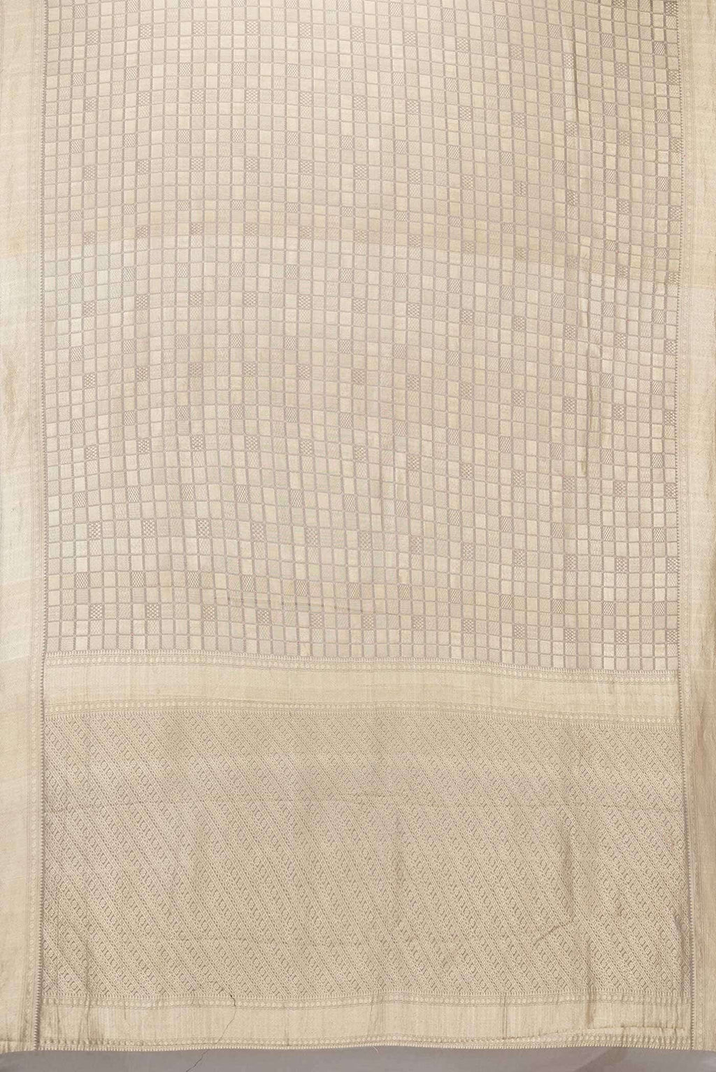 Grey Dual Tone Mysore Georgette Saree