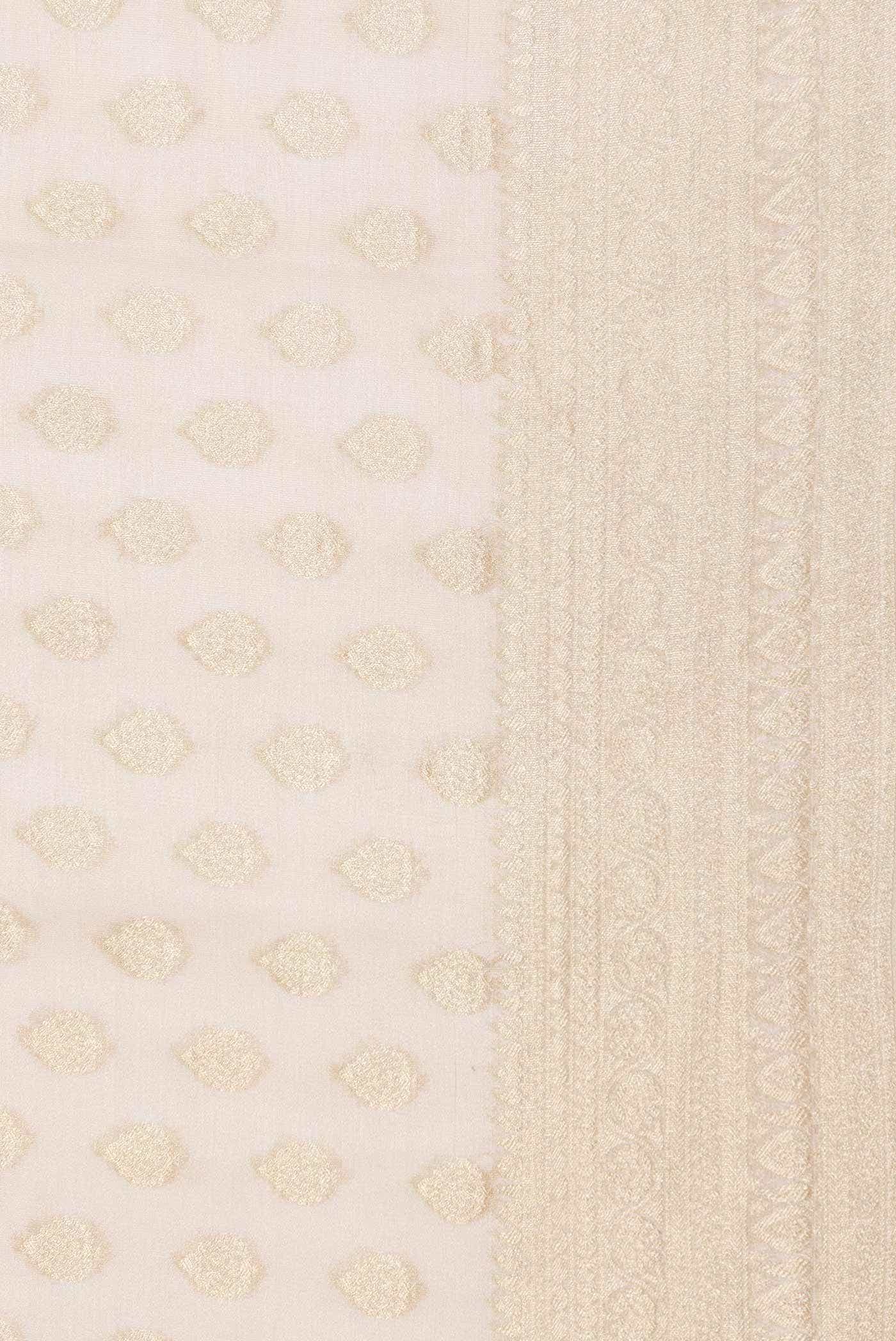 Beige Dual Tone Mysore Georgette Saree