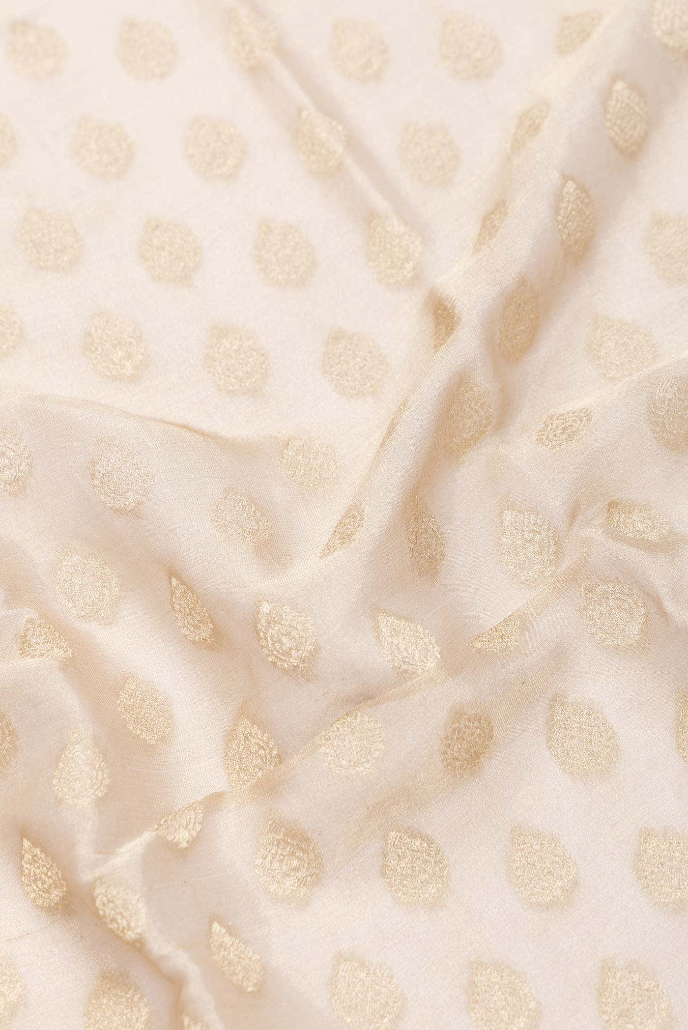 Beige Dual Tone Mysore Georgette Saree