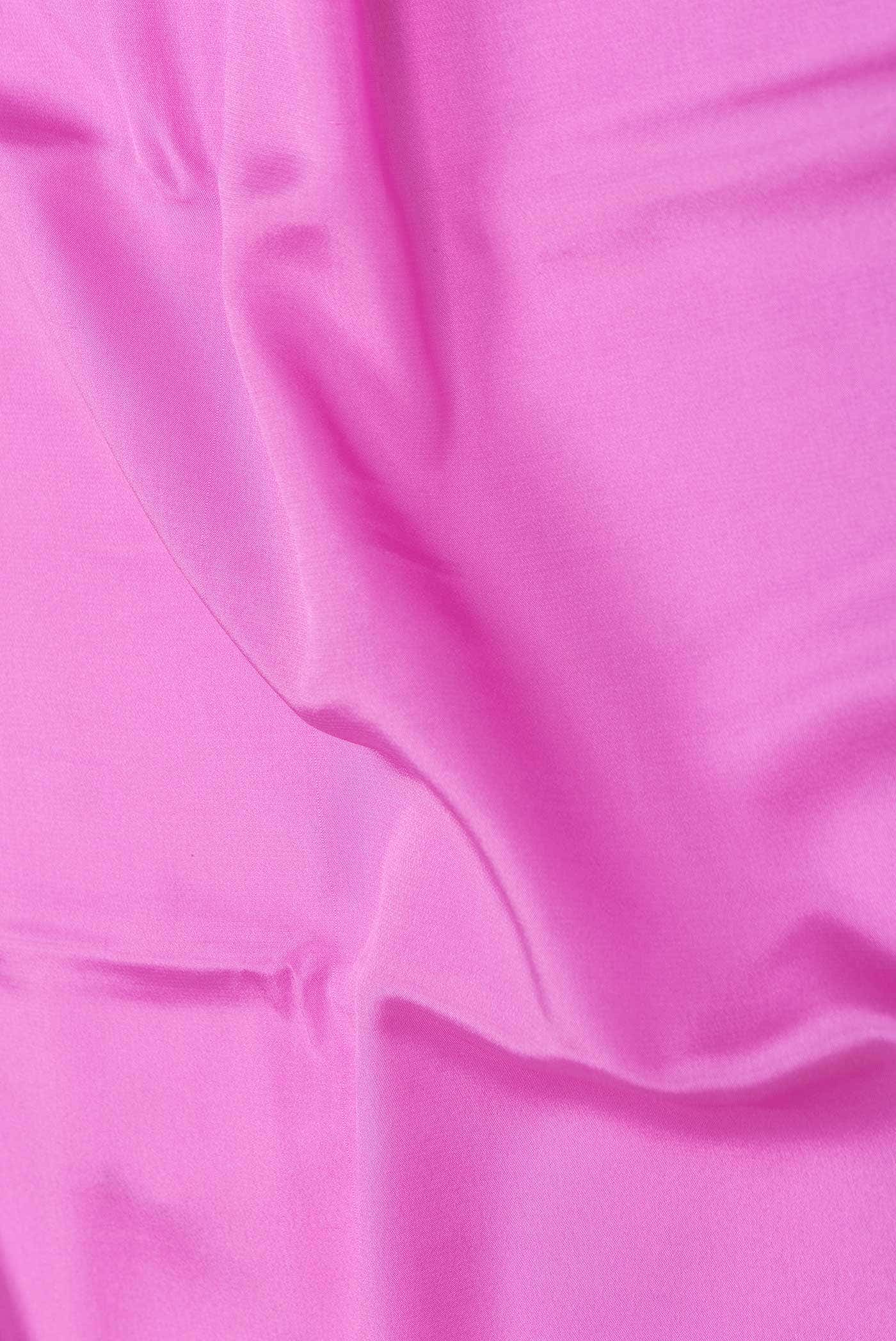 Pink Dual Tone Mysore Crepe Saree