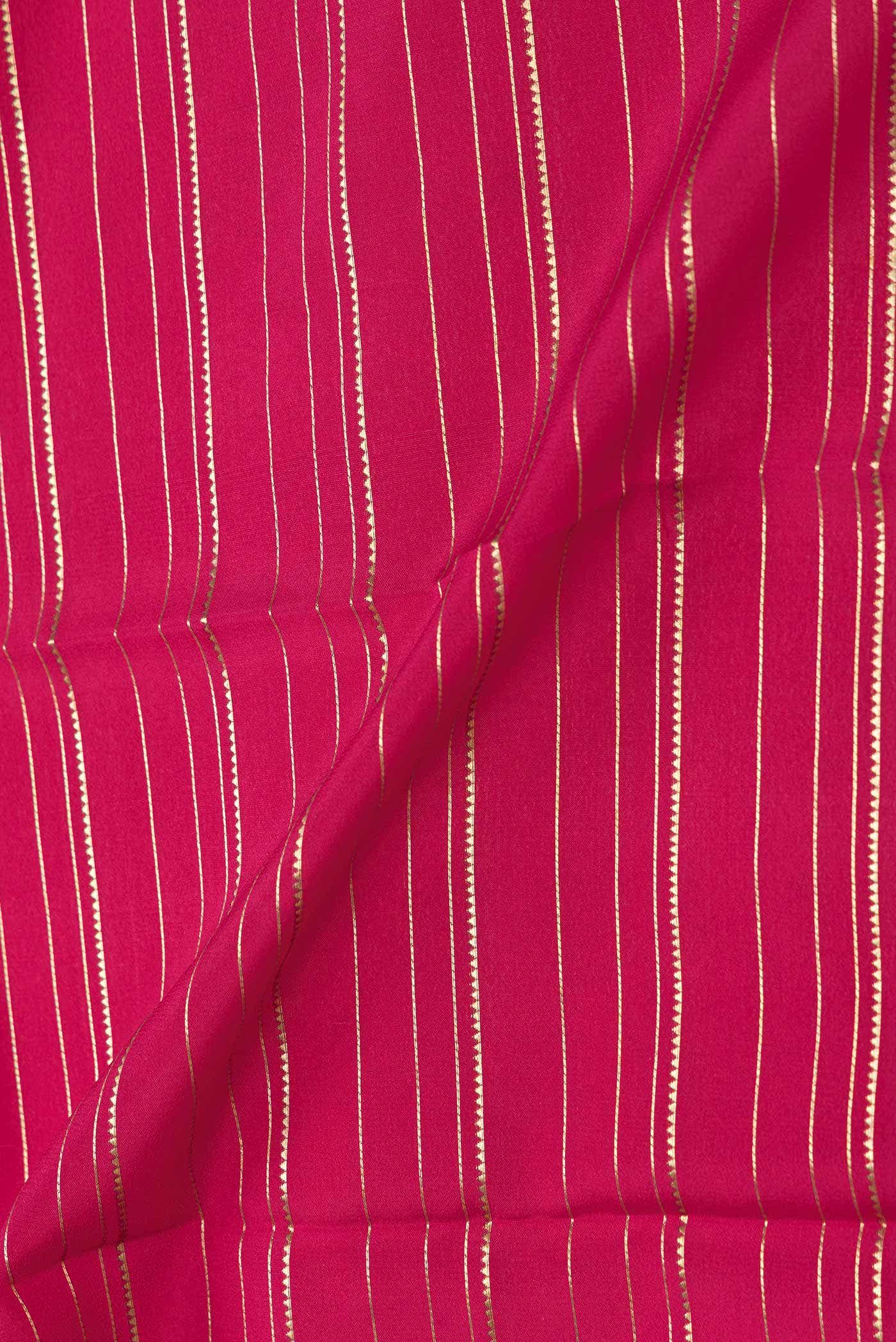 Dark Pink Dual Tone Mysore Crepe Saree