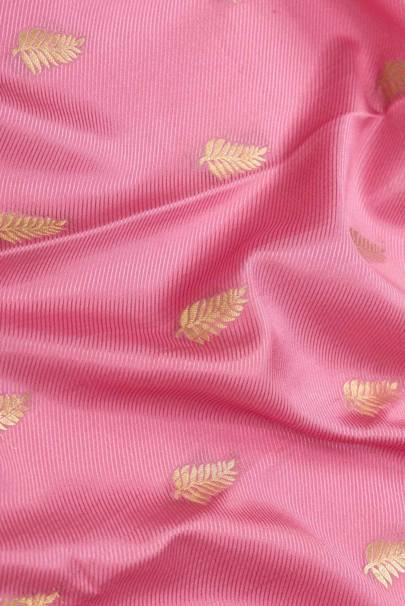 Pink Dual Tone Mysore Crepe Saree