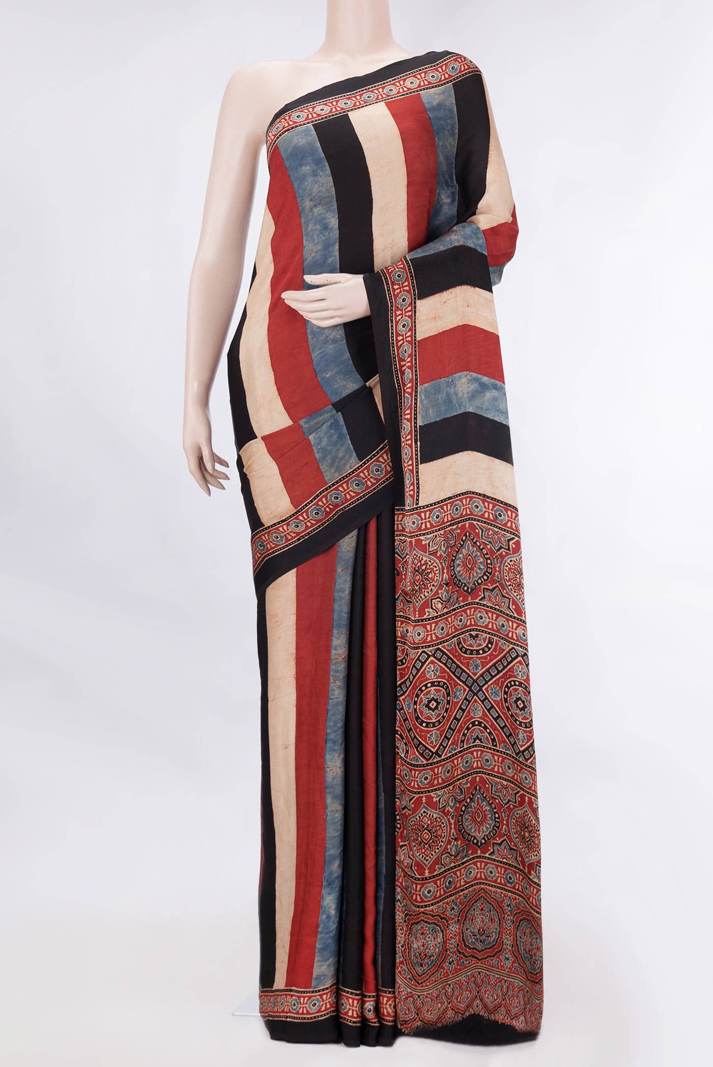 Maroon Dual Tone Satin Silk Saree