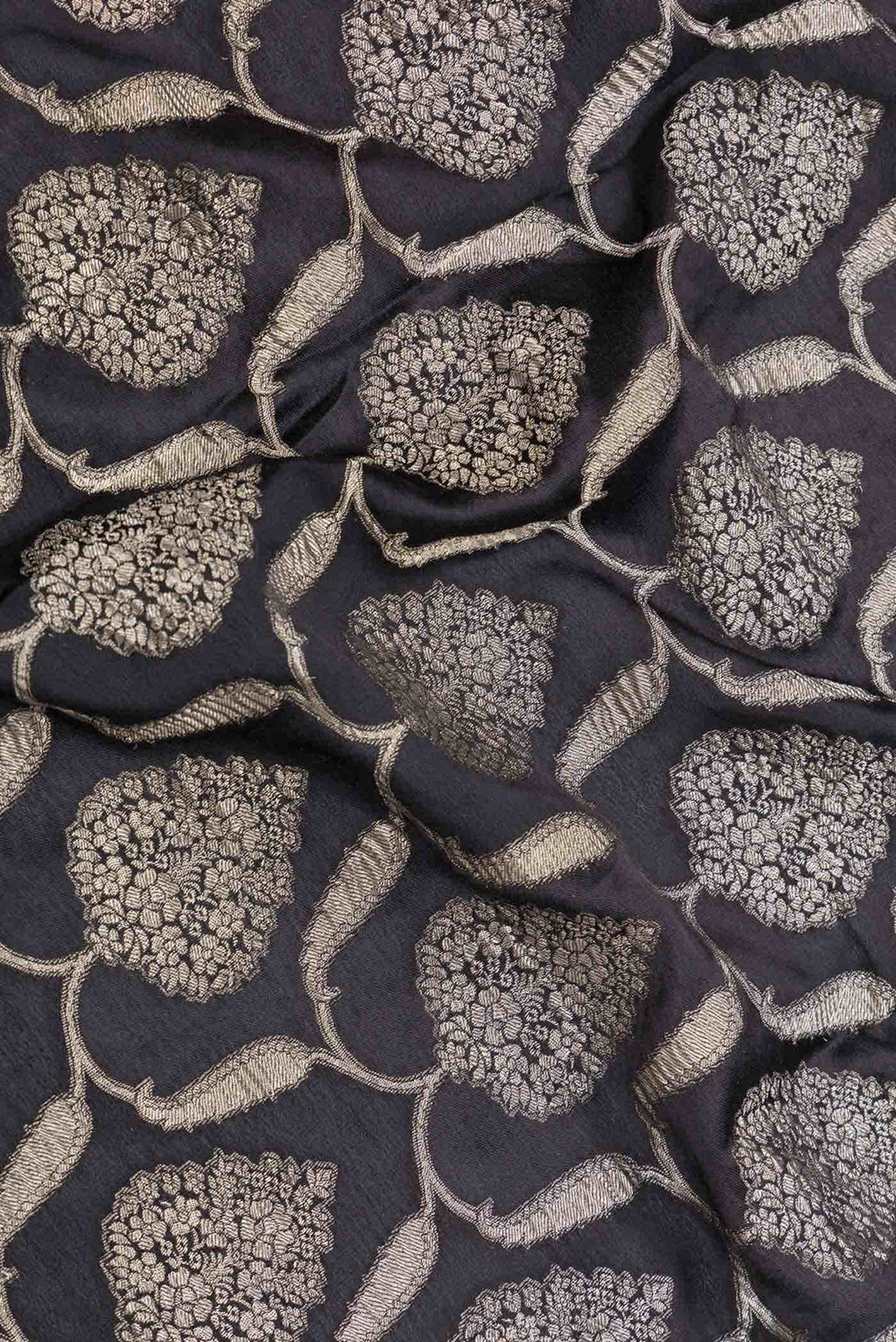 Black Dual Tone Banarasi Georgette Saree