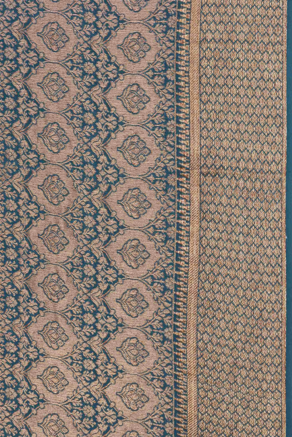 Maya Blue Dual Tone Georgette Saree