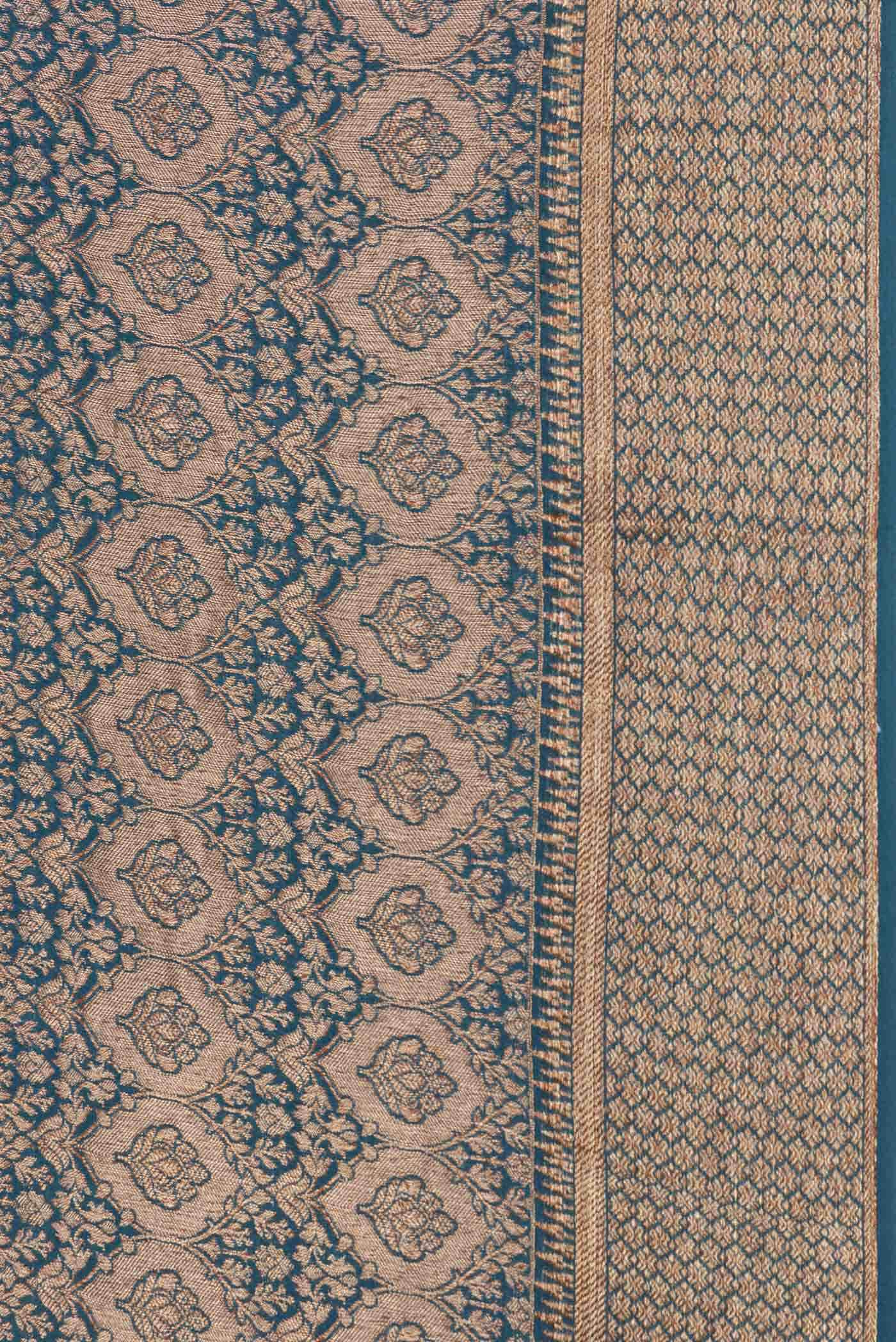 Maya Blue Dual Tone Georgette Saree