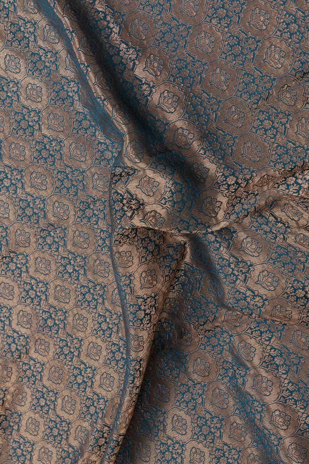Maya Blue Dual Tone Georgette Saree