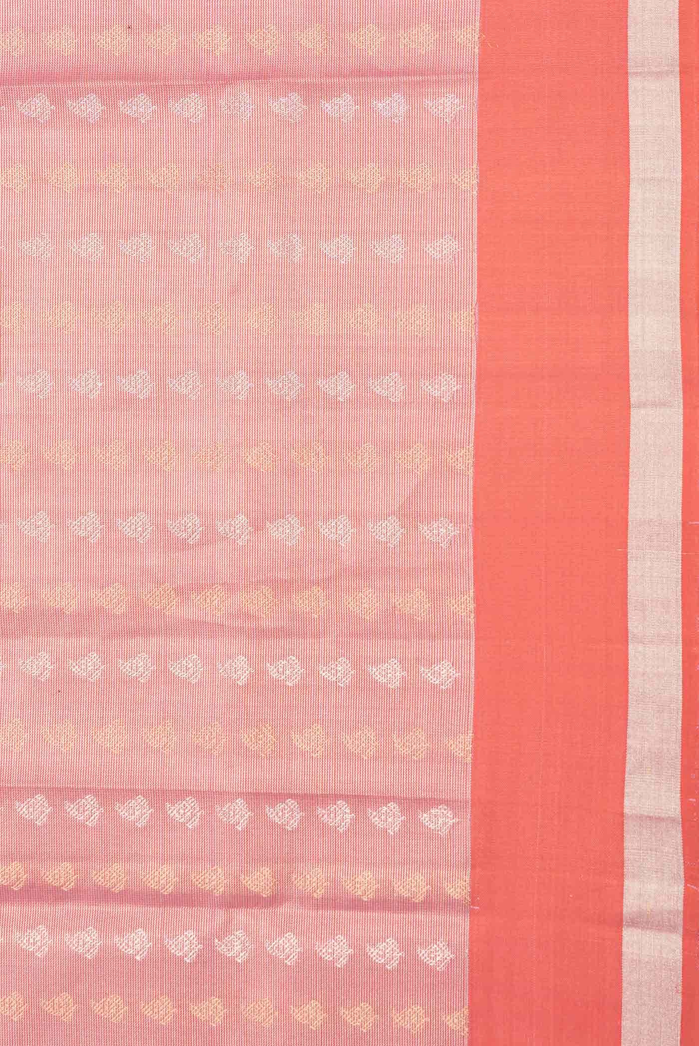 Pink Dual Tone Soft Silk Saree
