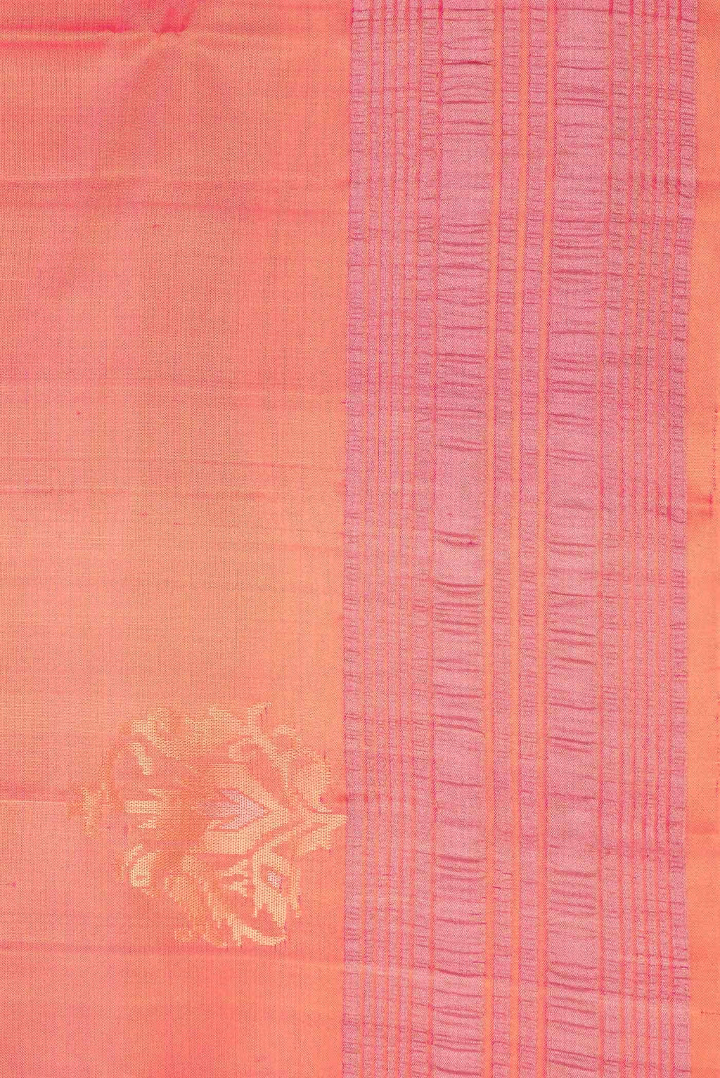 Coral Dual Tone Soft Silk Saree