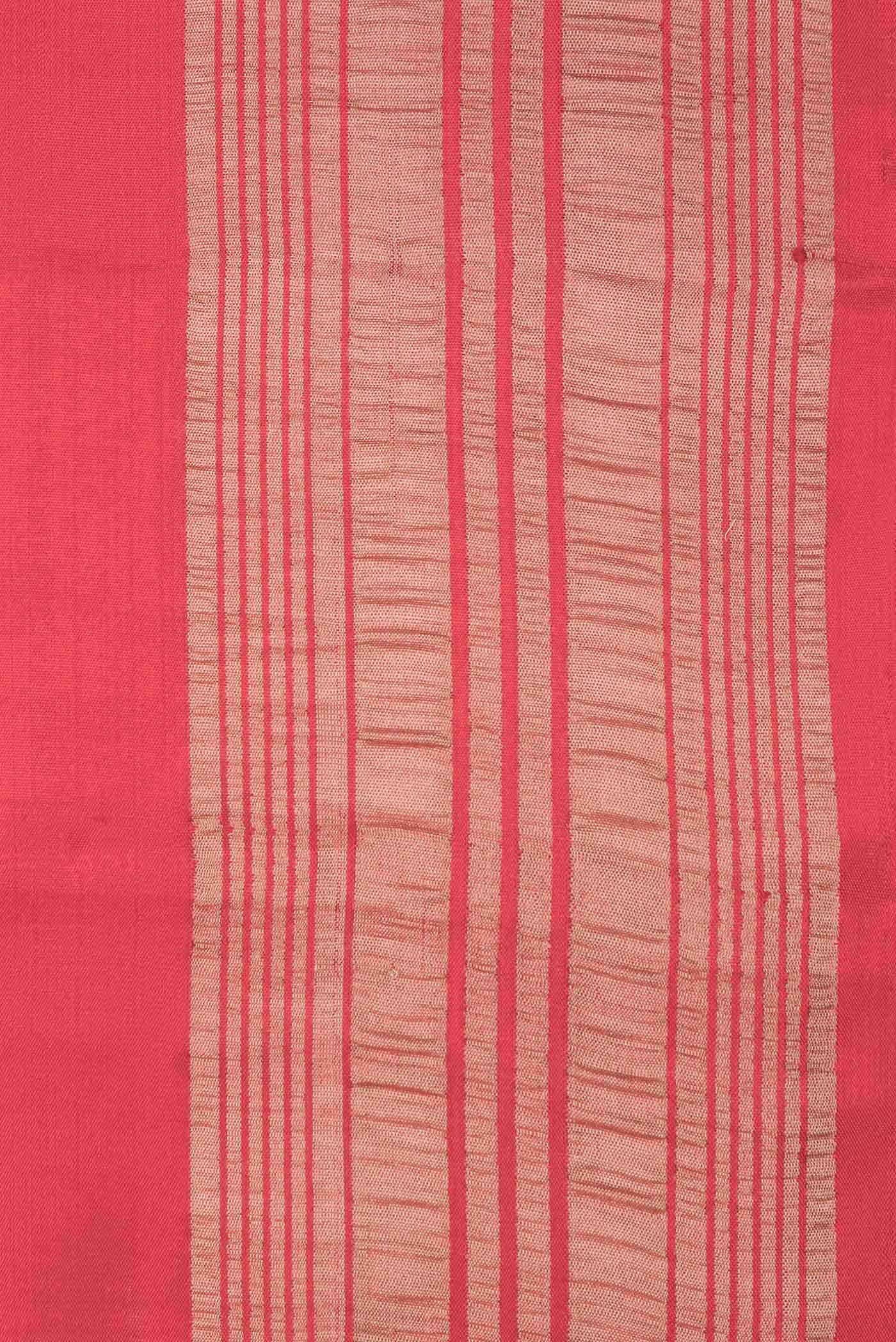 Red Dual Tone Soft Silk Saree