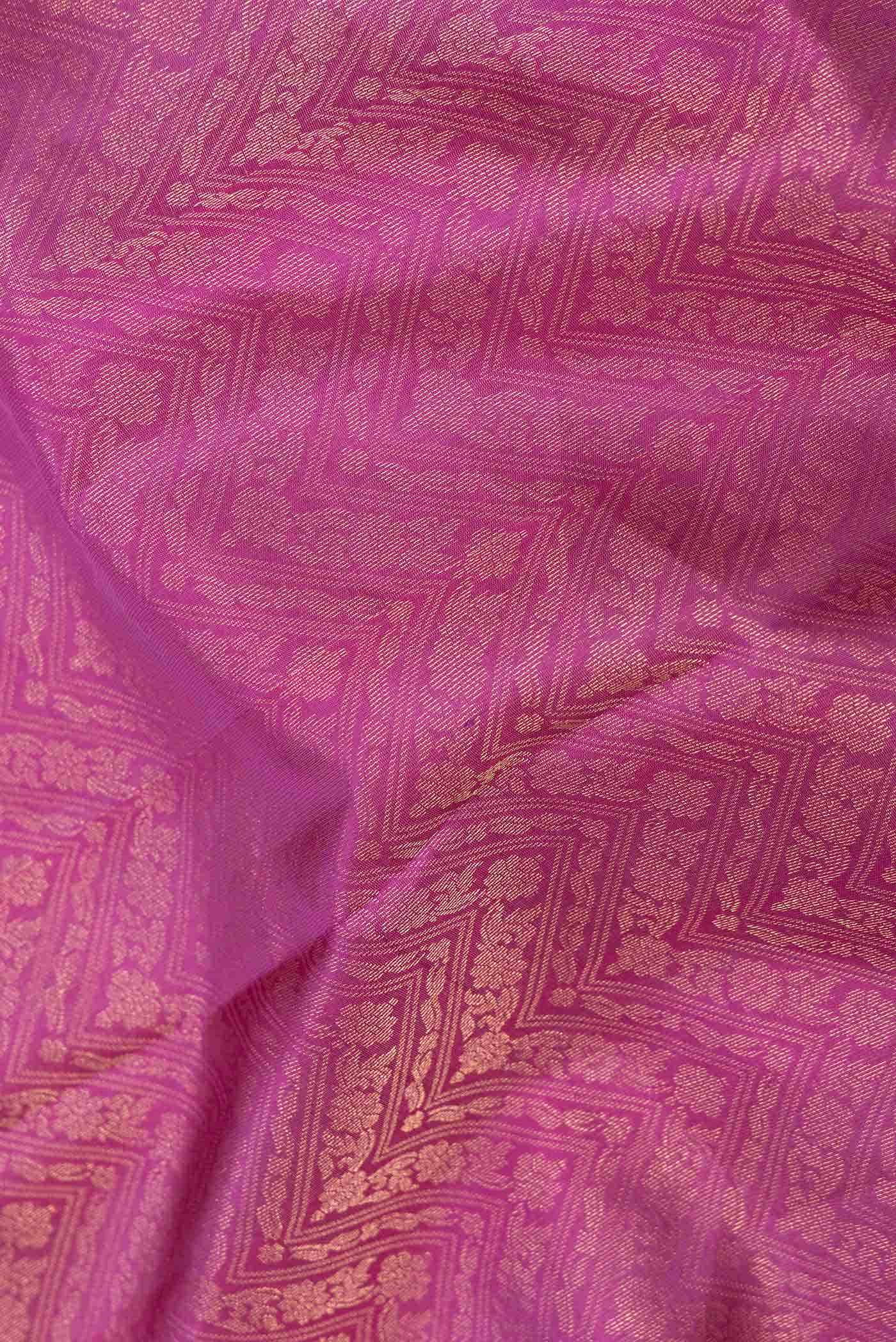 Purple Dual Tone Soft Silk Saree