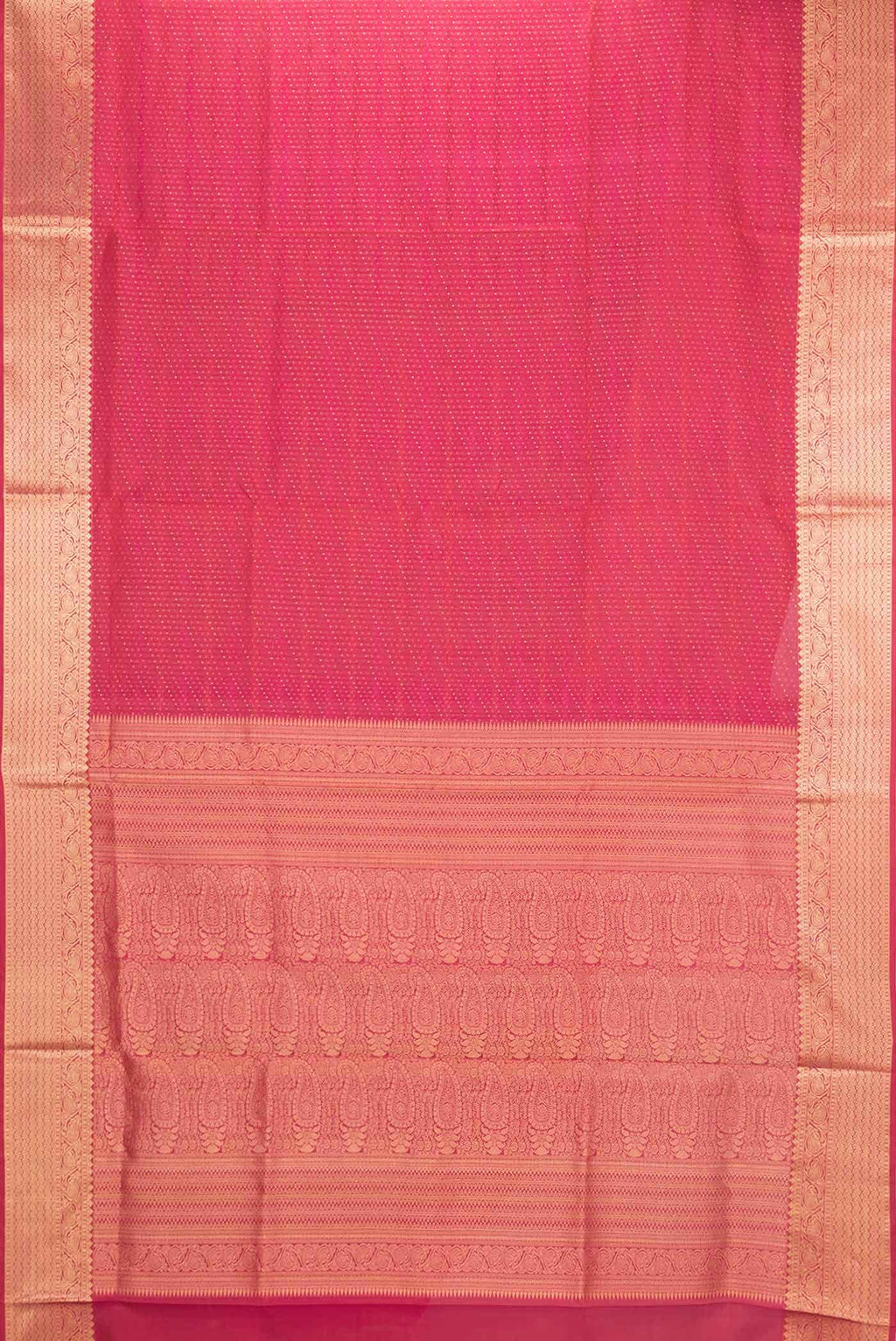 Dark Pink Dual Tone Soft Silk Saree