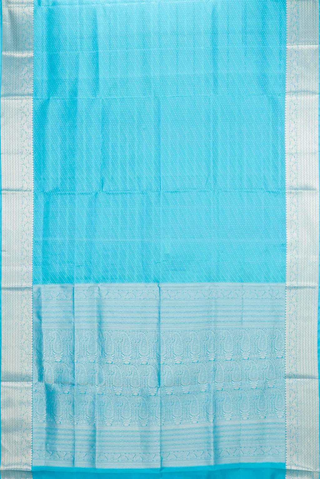 Sky Blue Dual Tone Soft Silk Saree