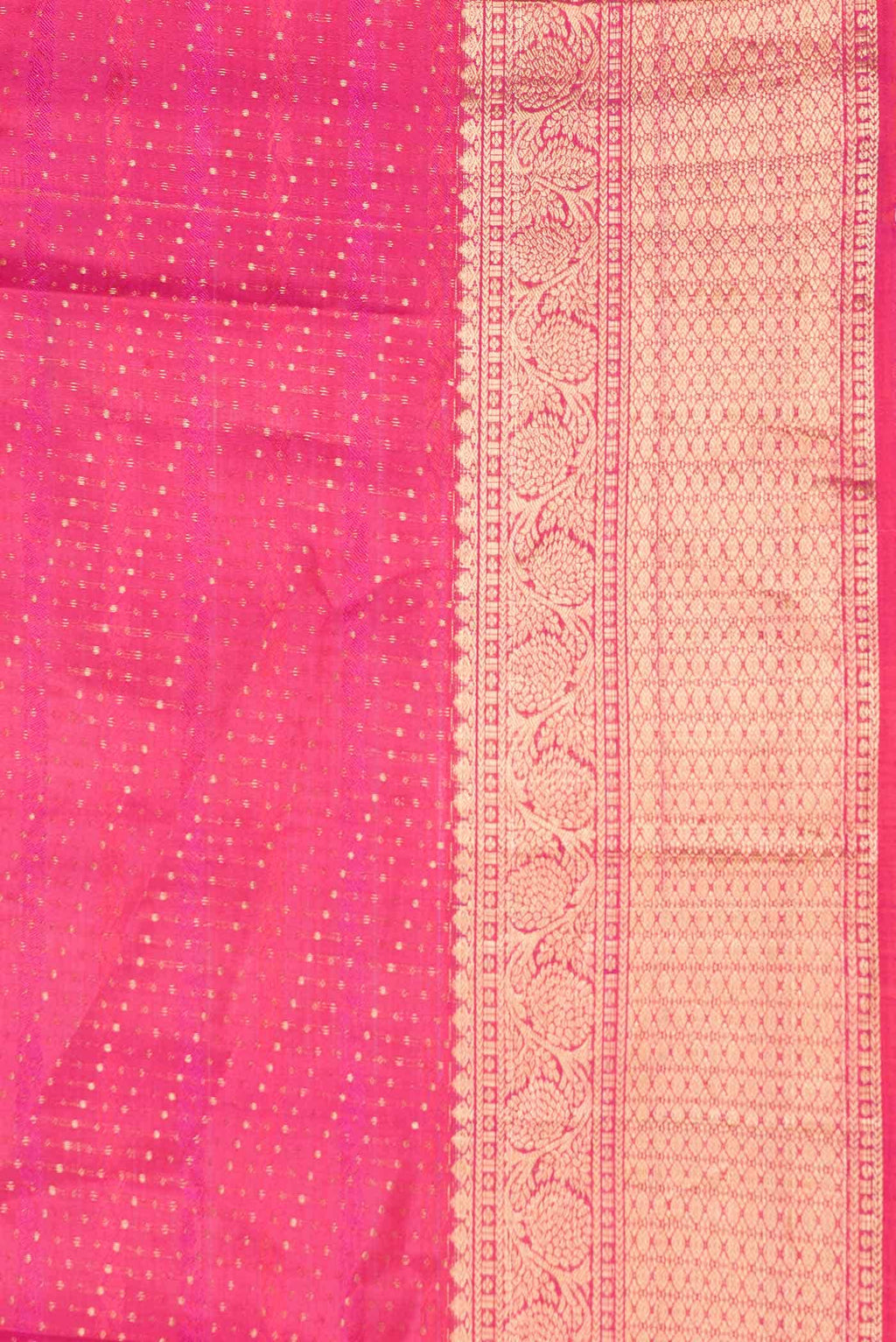 Pink Dual Tone Soft Silk Saree