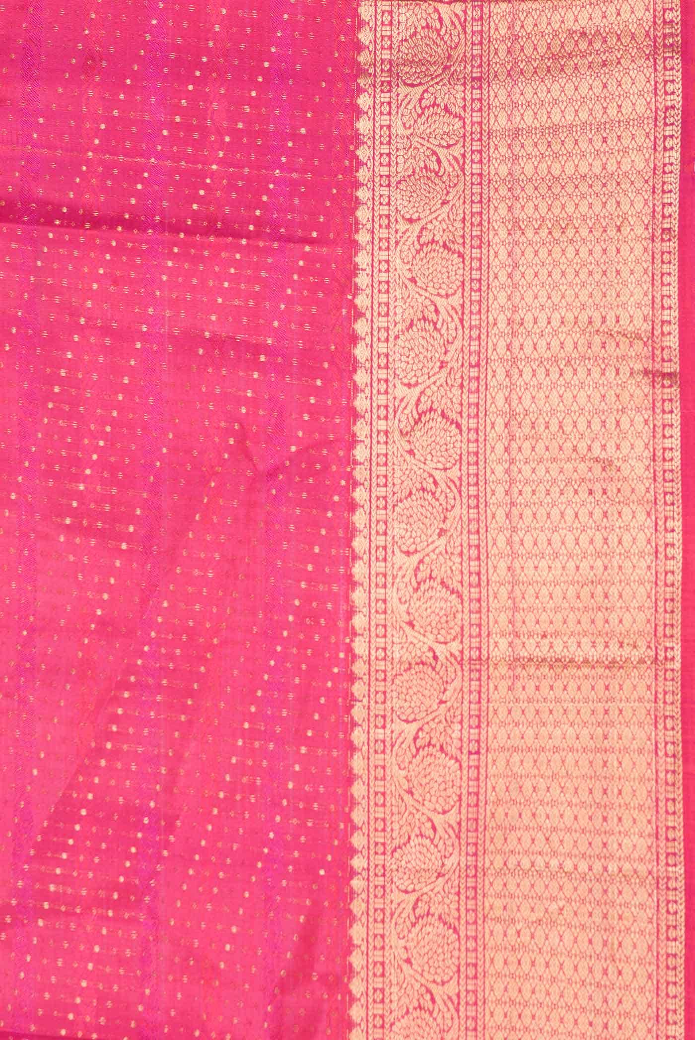 Pink Dual Tone Soft Silk Saree
