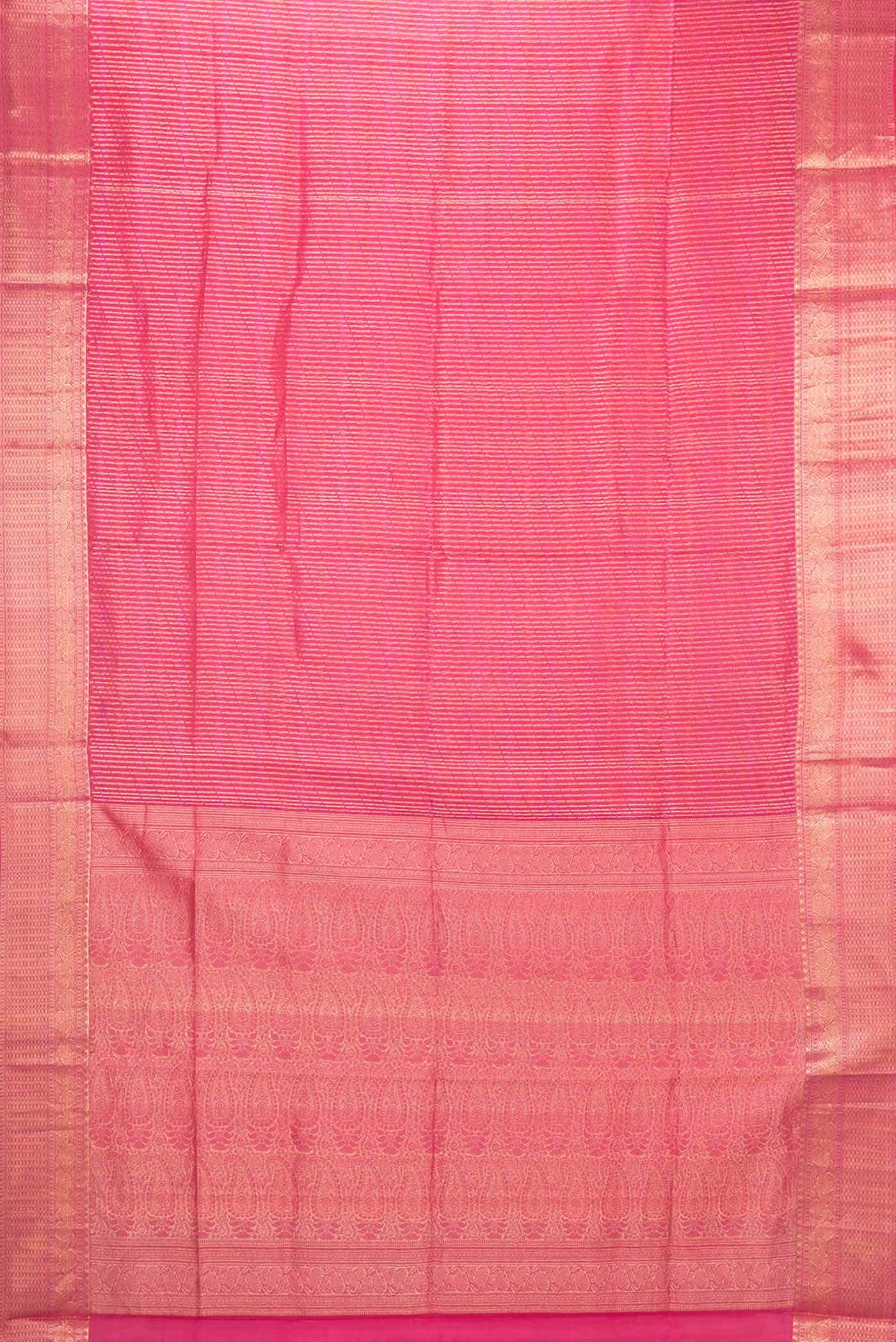 Pink Dual Tone Soft Silk Saree
