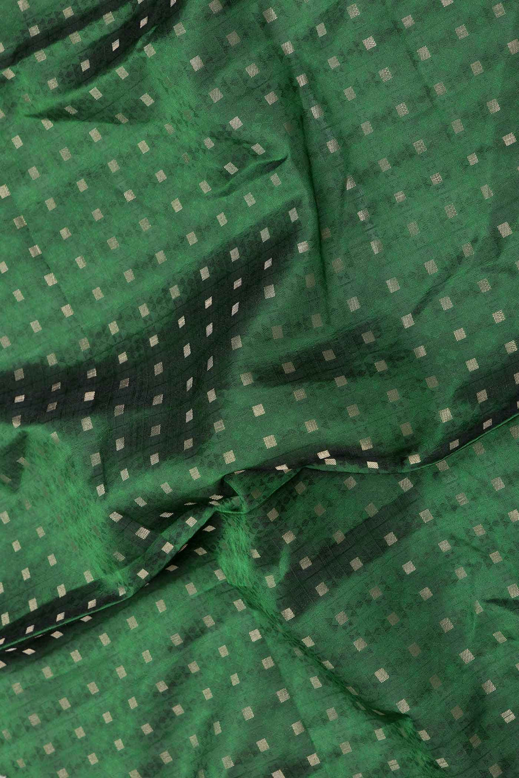 Green Dual Tone Soft Silk Saree