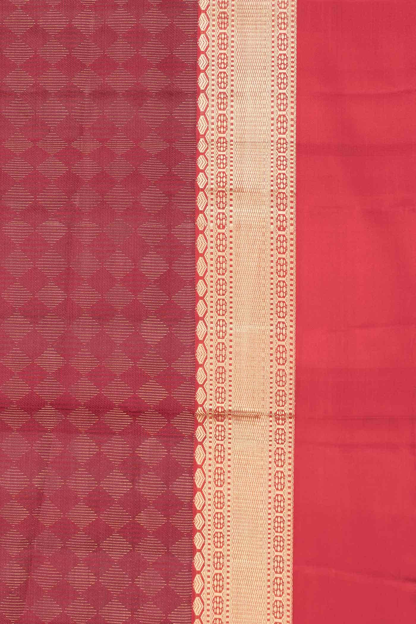 Maroon Dual Tone Soft Silk Saree