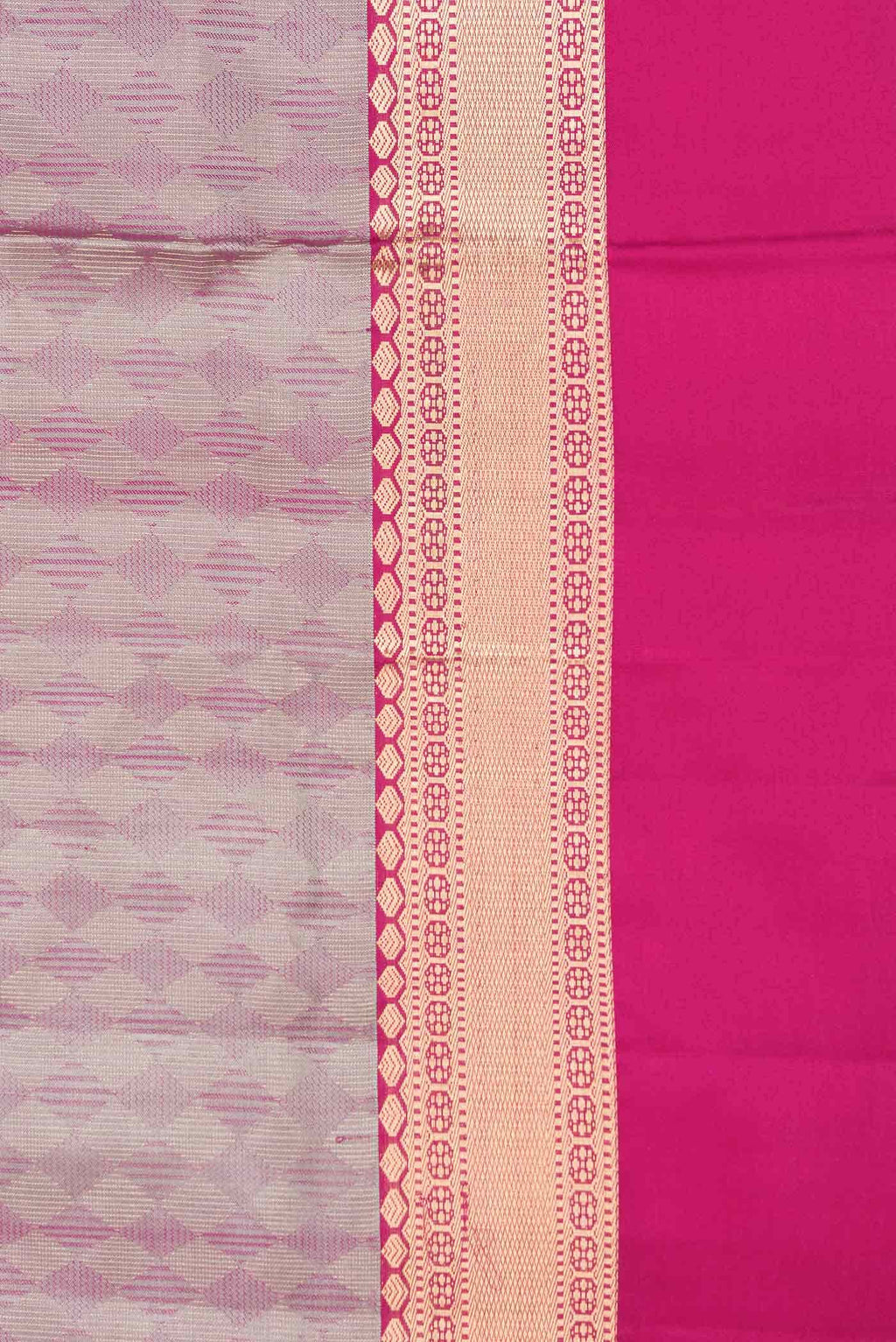 Grey Dual Tone Soft Silk Saree