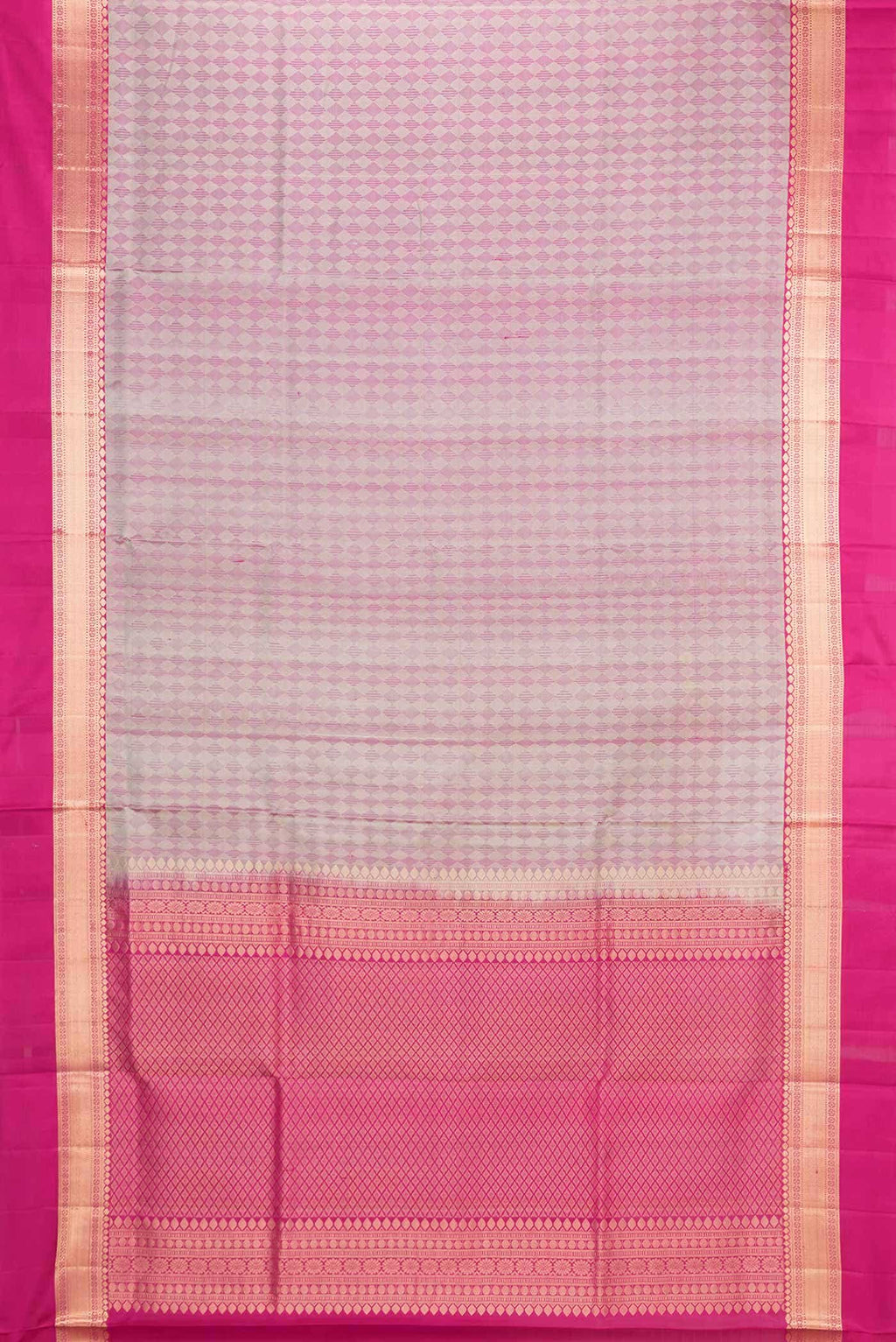 Grey Dual Tone Soft Silk Saree