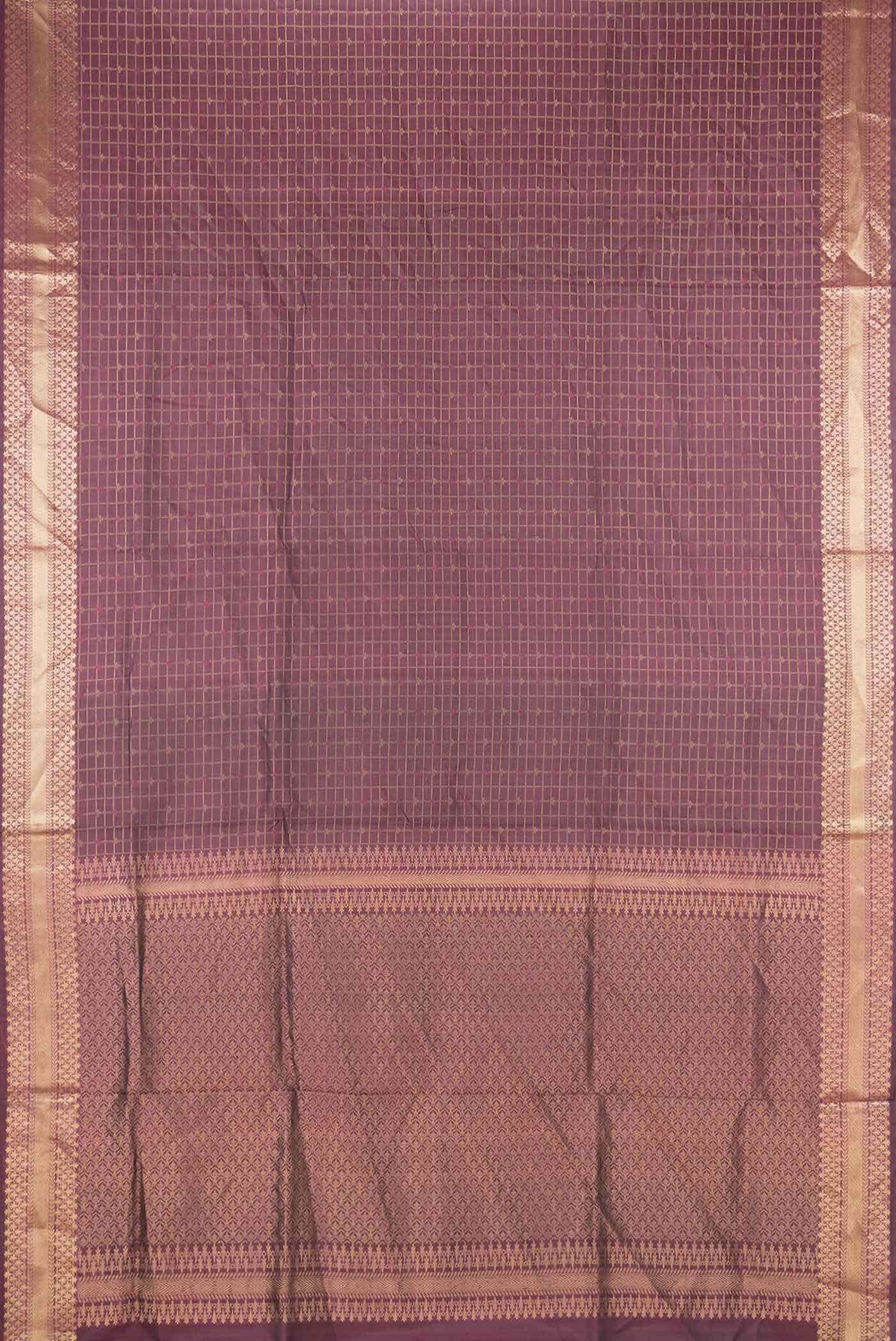 Burgundy Dual Tone Soft Silk Saree